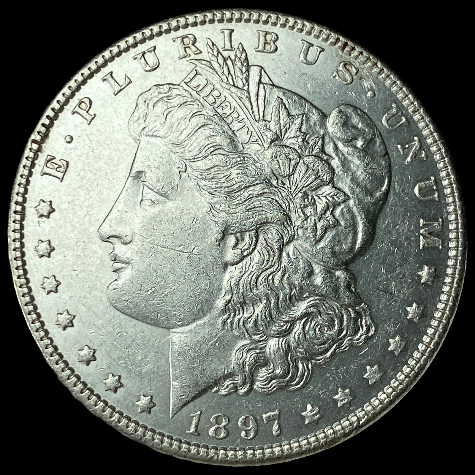 1897 Morgan Silver Dollar UNCIRCULATED: 1897 Morgan Silver Dollar UNCIRCULATED