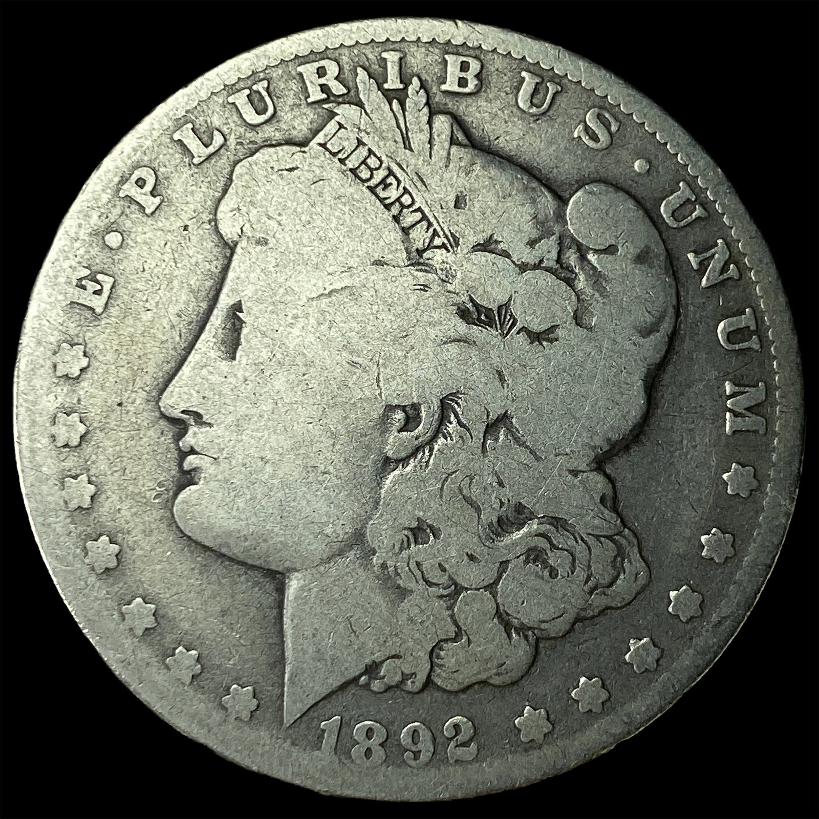 1892-O Silver Morgan Dollar CLOSELY UNCIRCULATED: 1892-O Silver Morgan Dollar CLOSELY UNCIRCULATED