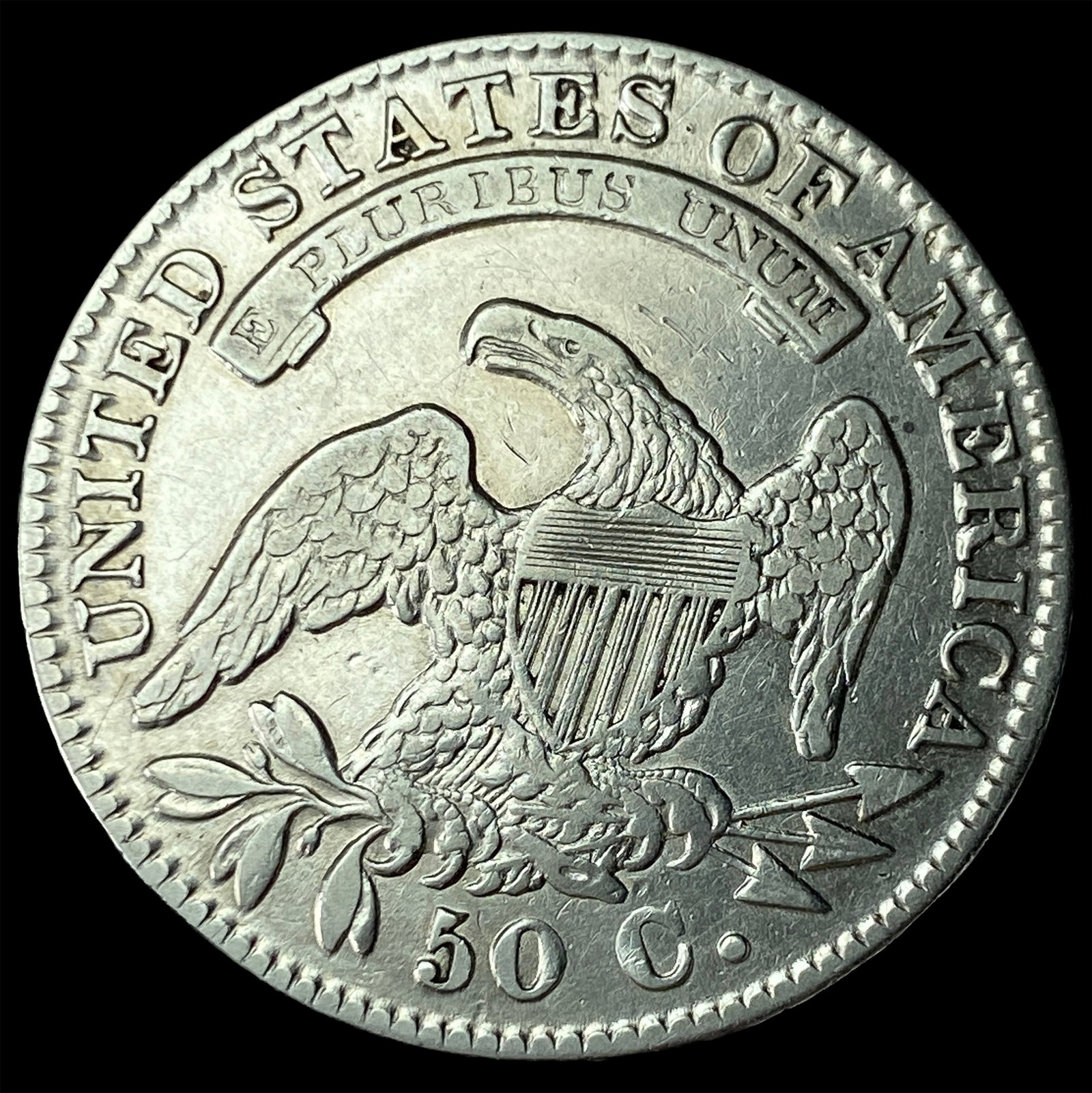 1832 Capped Bust Half Dollar UNCIRCULATED - 2
