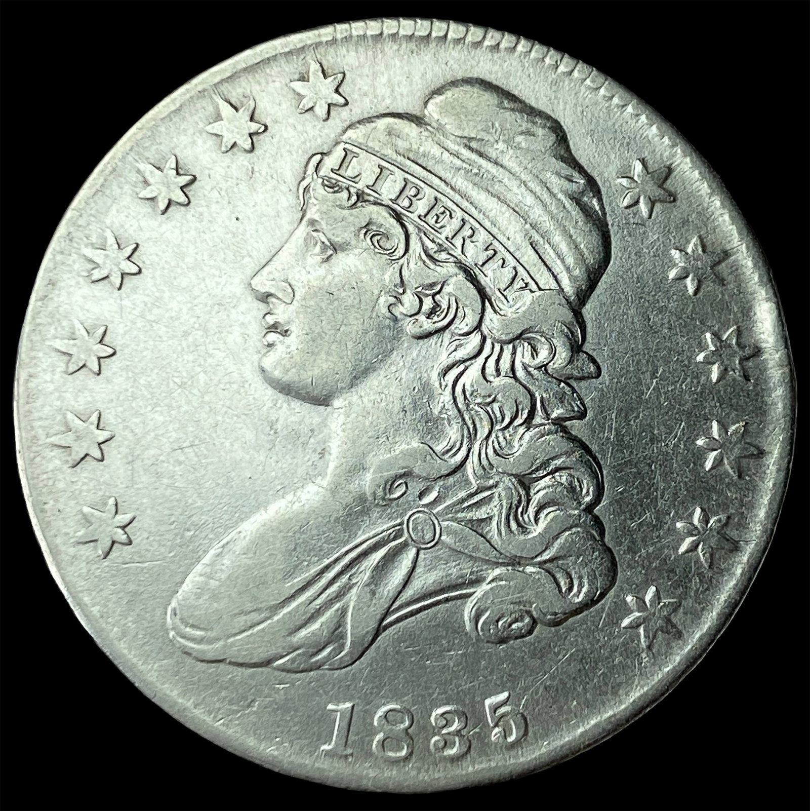 1835 Capped Bust Half Dollar UNCIRCULATED: 1835 Capped Bust Half Dollar UNCIRCULATED