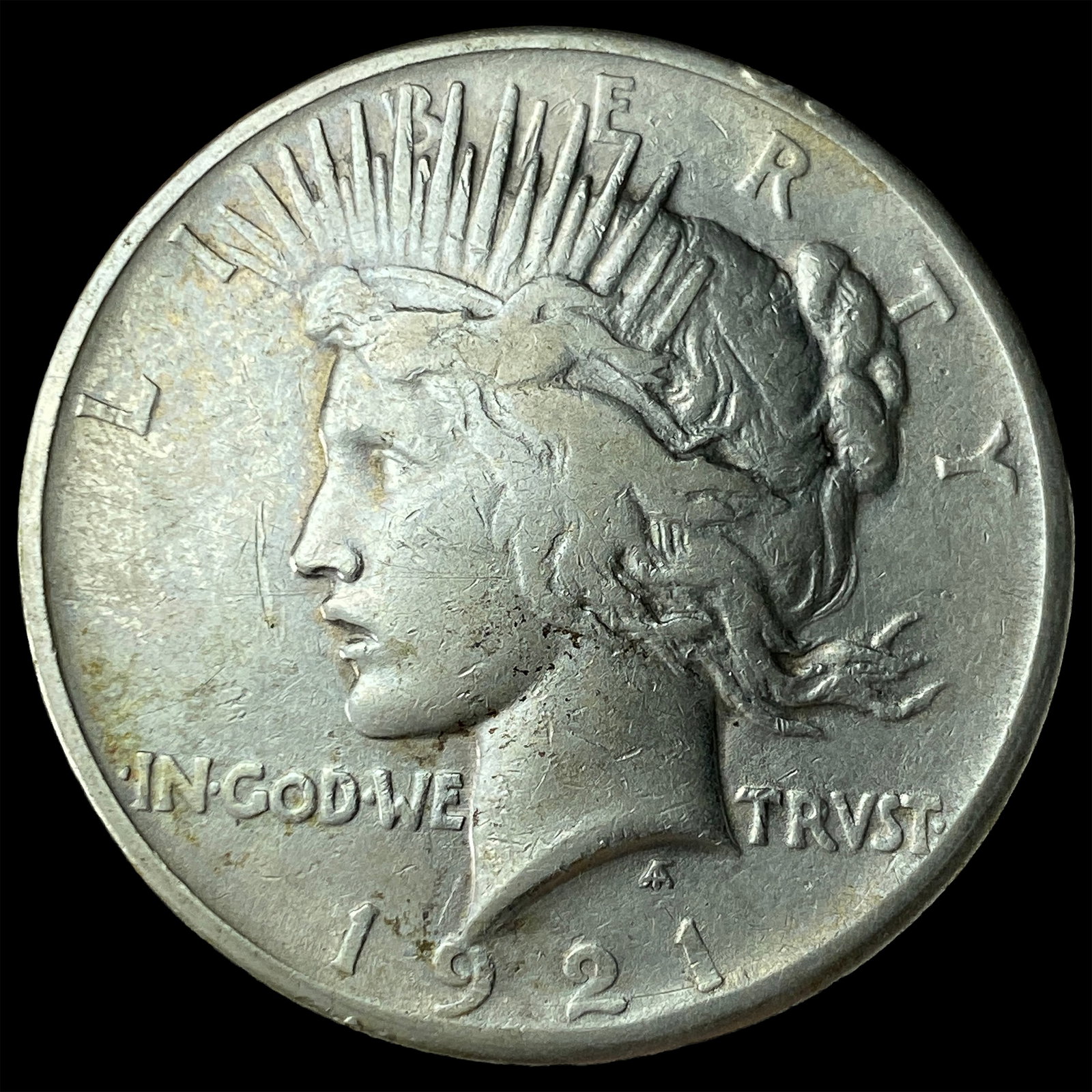 1921 Silver Peace Dollar UNCIRCULATED: 1921 Silver Peace Dollar UNCIRCULATED