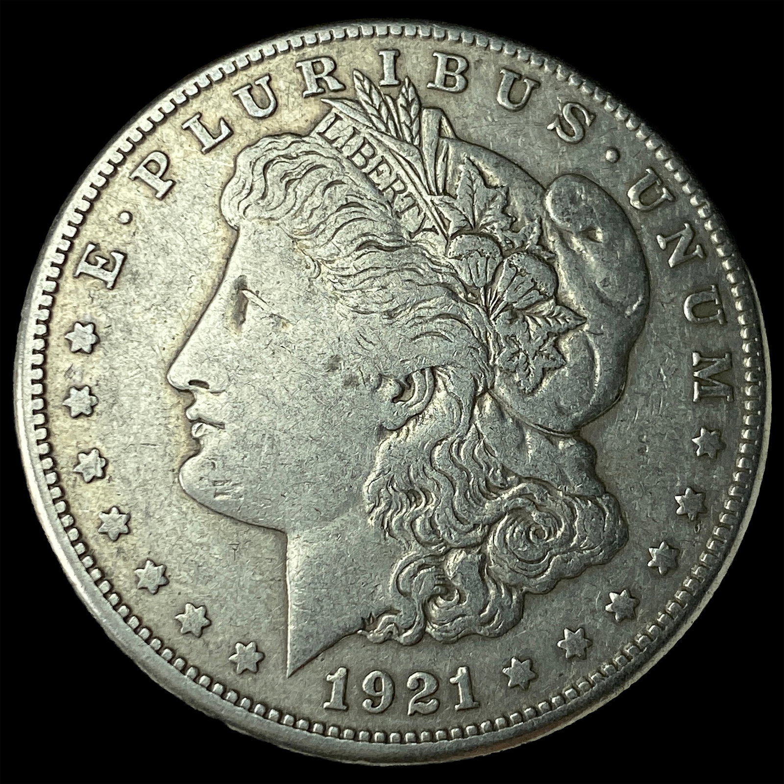 1921-S Silver Morgan Dollar UNCIRCULATED: 1921-S Silver Morgan Dollar UNCIRCULATED