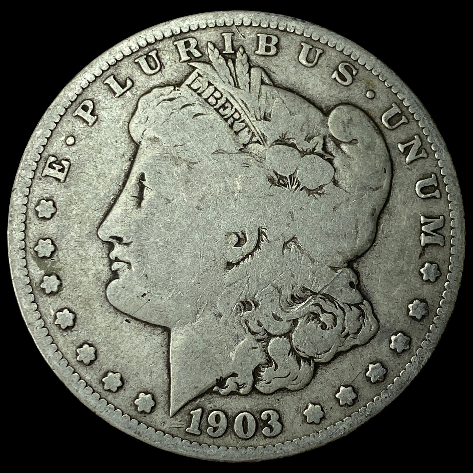 1903-S Silver Morgan Dollar CLOSELY UNCIRCULATED: 1903-S Silver Morgan Dollar CLOSELY UNCIRCULATED