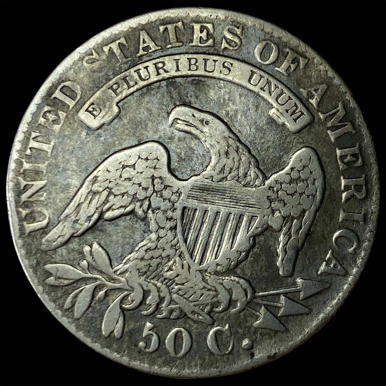 1832 Capped Bust Half Dollar CLOSELY UNCIRCULATED - 2