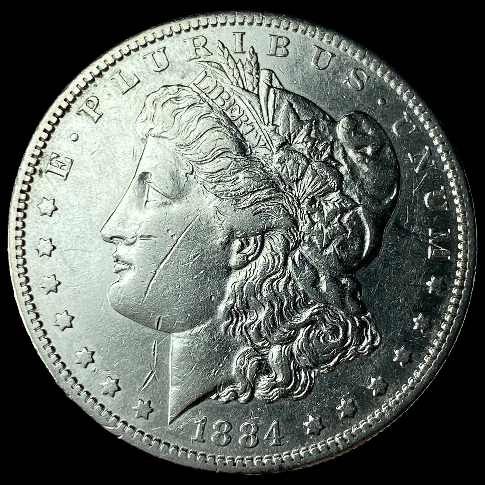 1884-S Silver Morgan Dollar HIGH GRADE: 1884-S Silver Morgan Dollar HIGH GRADE