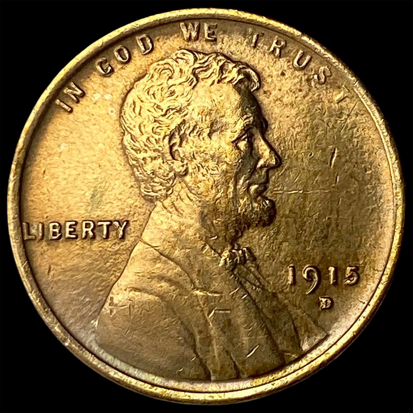 1915-D Lincoln Wheat Cent NICELY CIRCULATED (1 of 2)