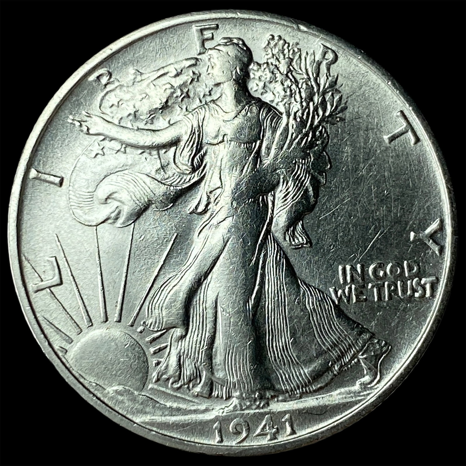1941 Walking Liberty Half Dollar UNCIRCULATED: 1941 Walking Liberty Half Dollar UNCIRCULATED