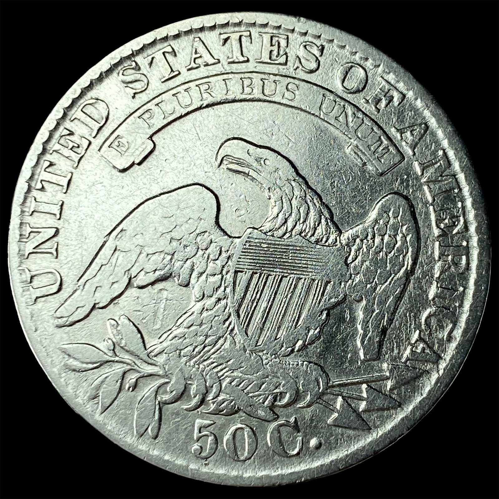 1834 Capped Bust Half Dollar UNCIRCULATED - 2