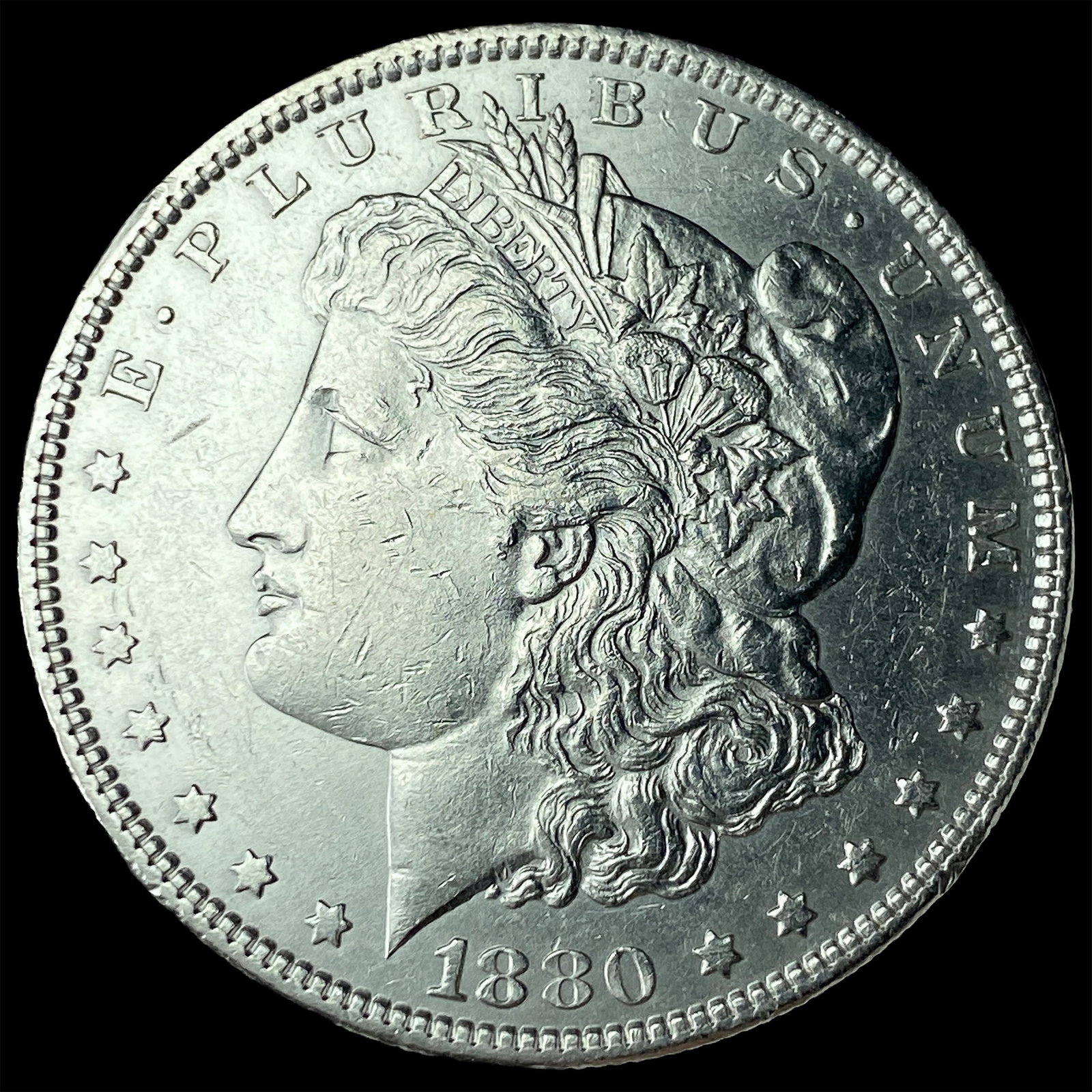 1880-O Silver Morgan Dollar NEARLY UNCIRCULATED: 1880-O Silver Morgan Dollar NEARLY UNCIRCULATED