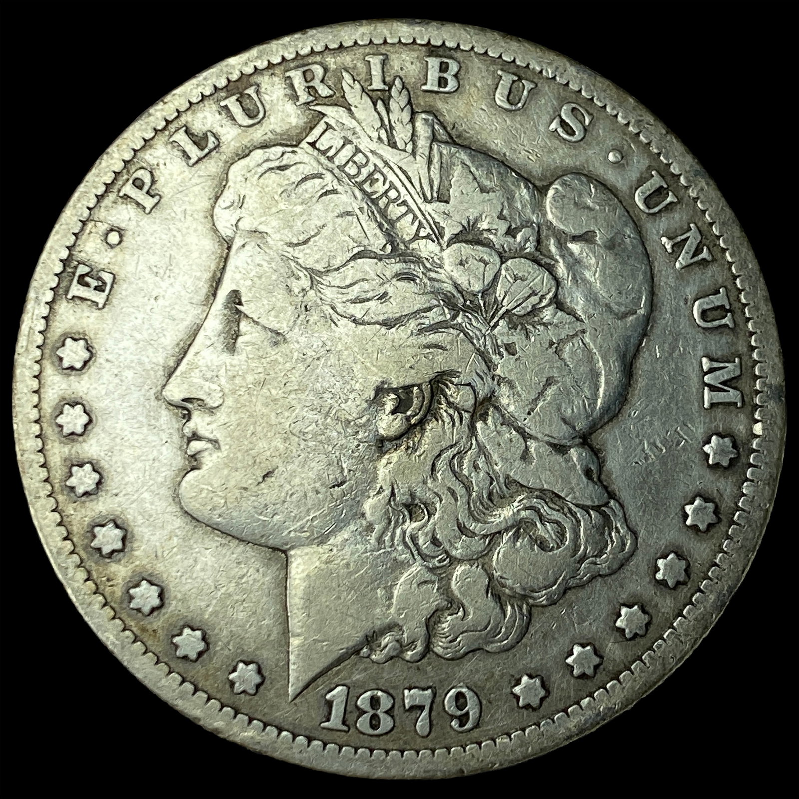 1879-S Silver Morgan Dollar NICELY CIRCULATED: 1879-S Silver Morgan Dollar NICELY CIRCULATED
