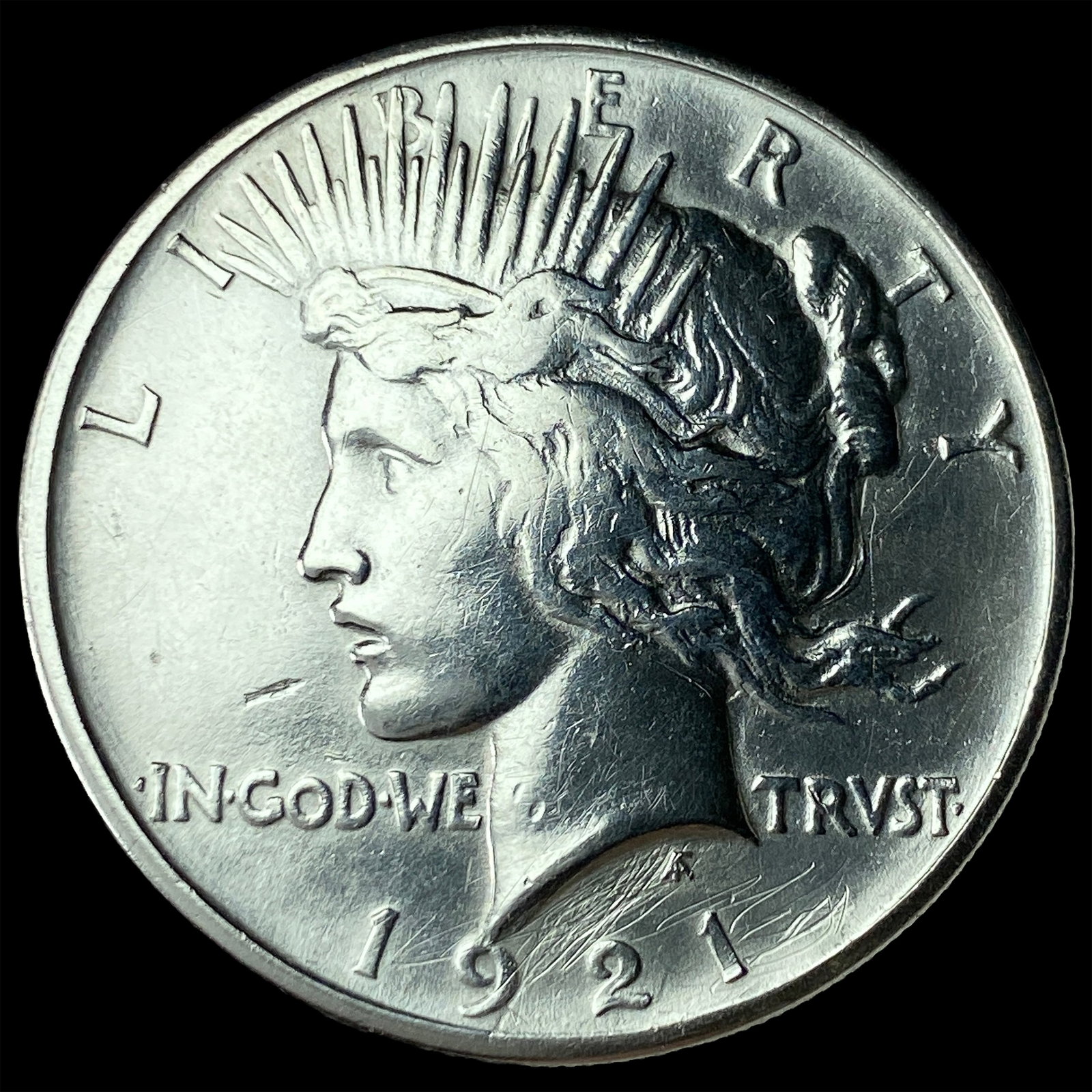 1921 Silver Peace Dollar UNCIRCULATED: 1921 Silver Peace Dollar UNCIRCULATED