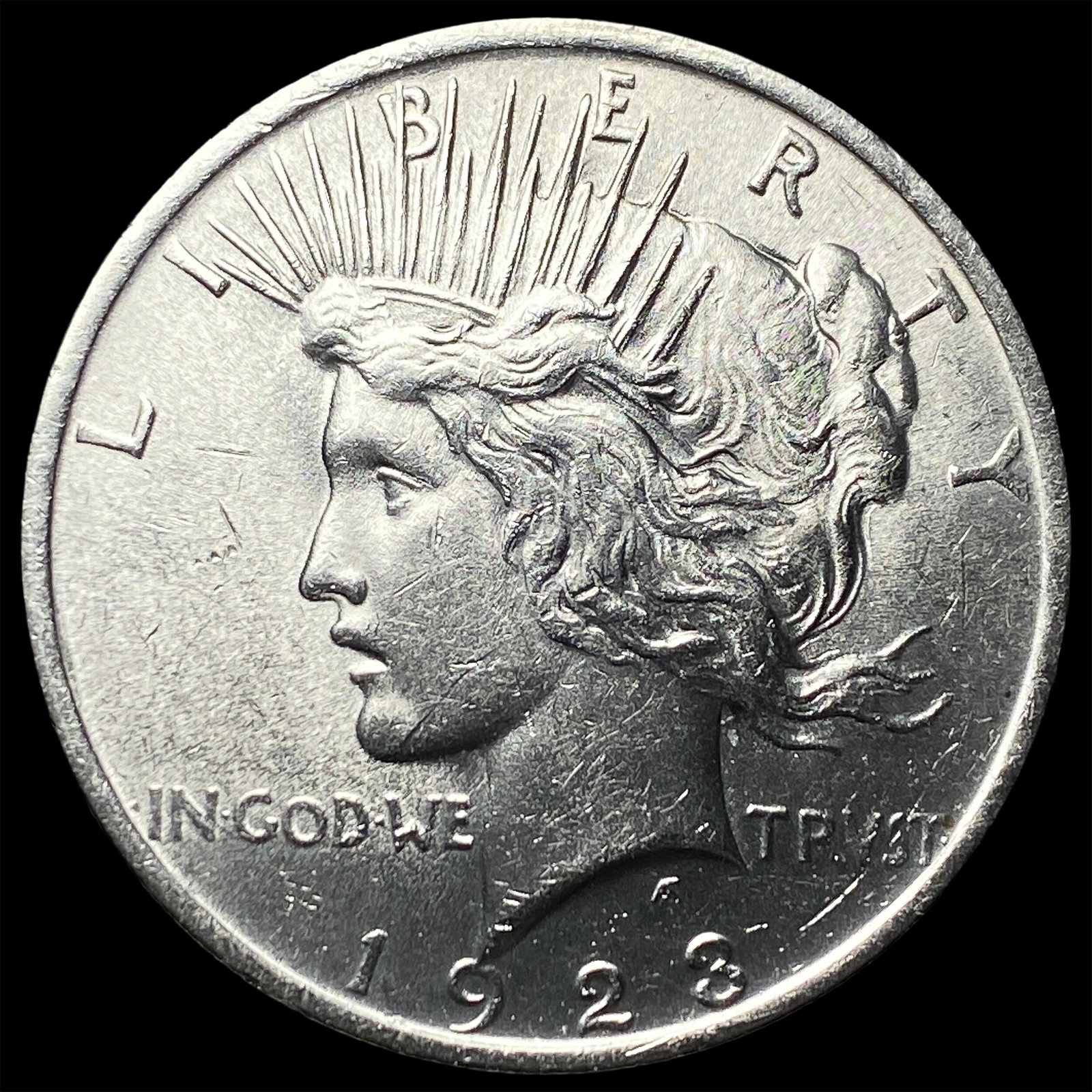 1923 Peace Silver Dollar CHOICE BU: 1923 Peace Silver Dollar CHOICE BU