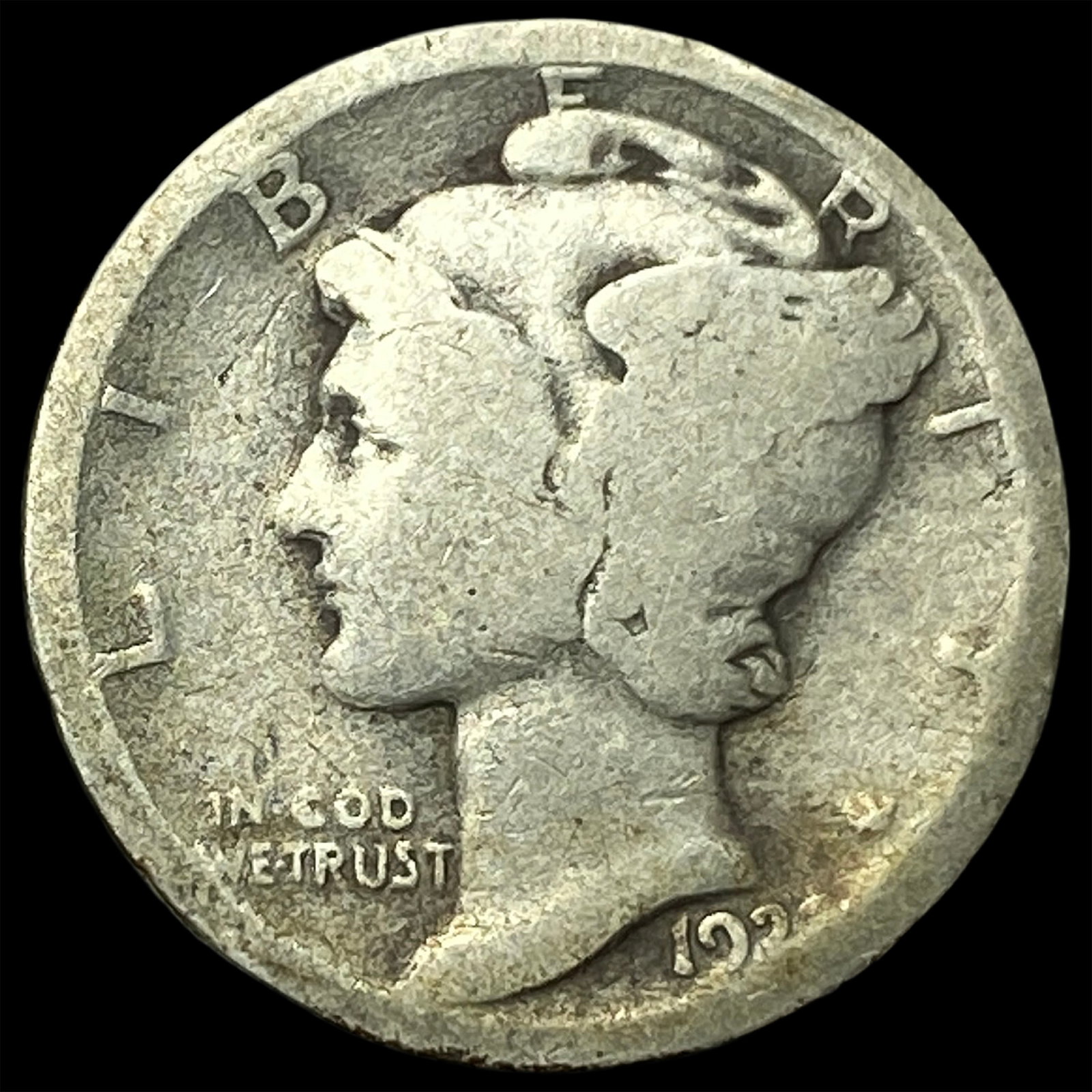1923 Mercury Dime LIGHTLY CIRCULATED (1 of 2)
