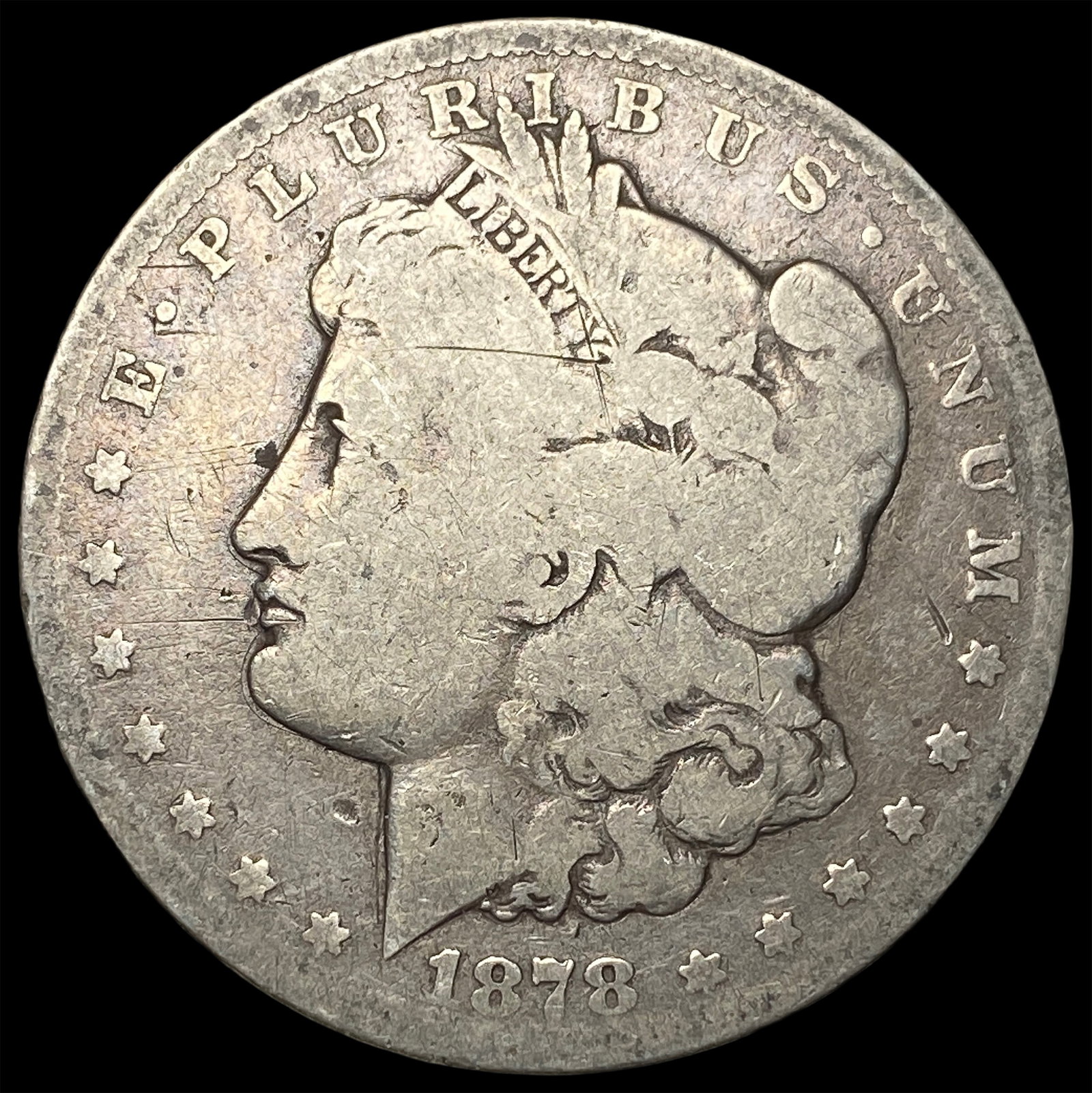 1878-S Silver Morgan Dollar GEM BU: 1878-S Silver Morgan Dollar GEM BU