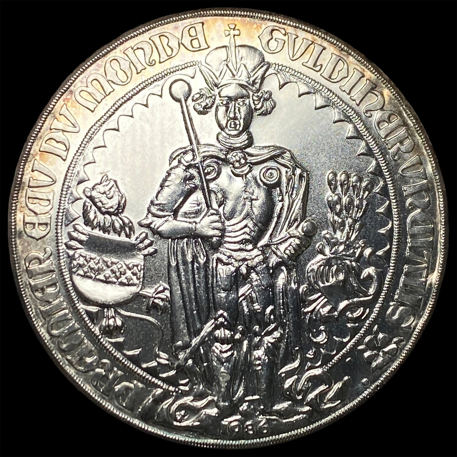 1486 Guldengroschen also known as a "Guldiner" from Tyrol. GEM BU: 1486 Guldengroschen also known as a "Guldiner" from Tyrol. GEM BU