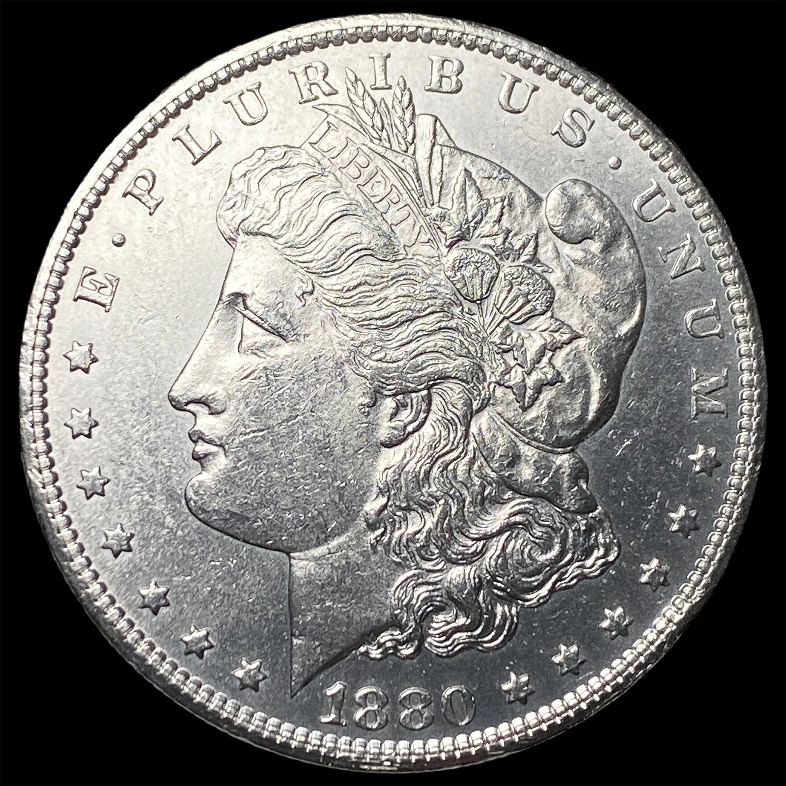 1880-S Silver Morgan Dollar CHOICE BU: 1880-S Silver Morgan Dollar CHOICE BU