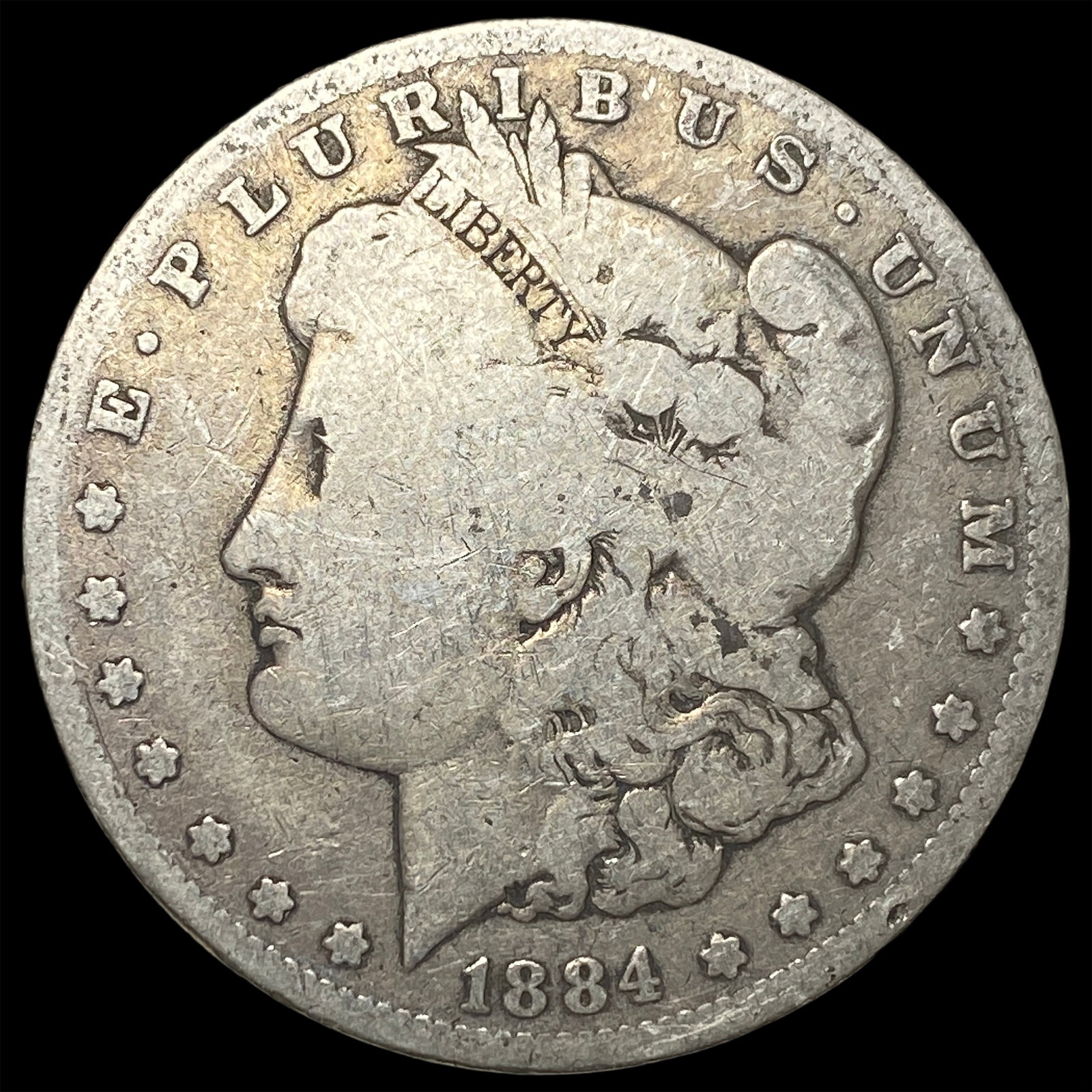 1884 Silver Morgan Dollar NICELY CIRCULATED: 1884 Silver Morgan Dollar NICELY CIRCULATED
