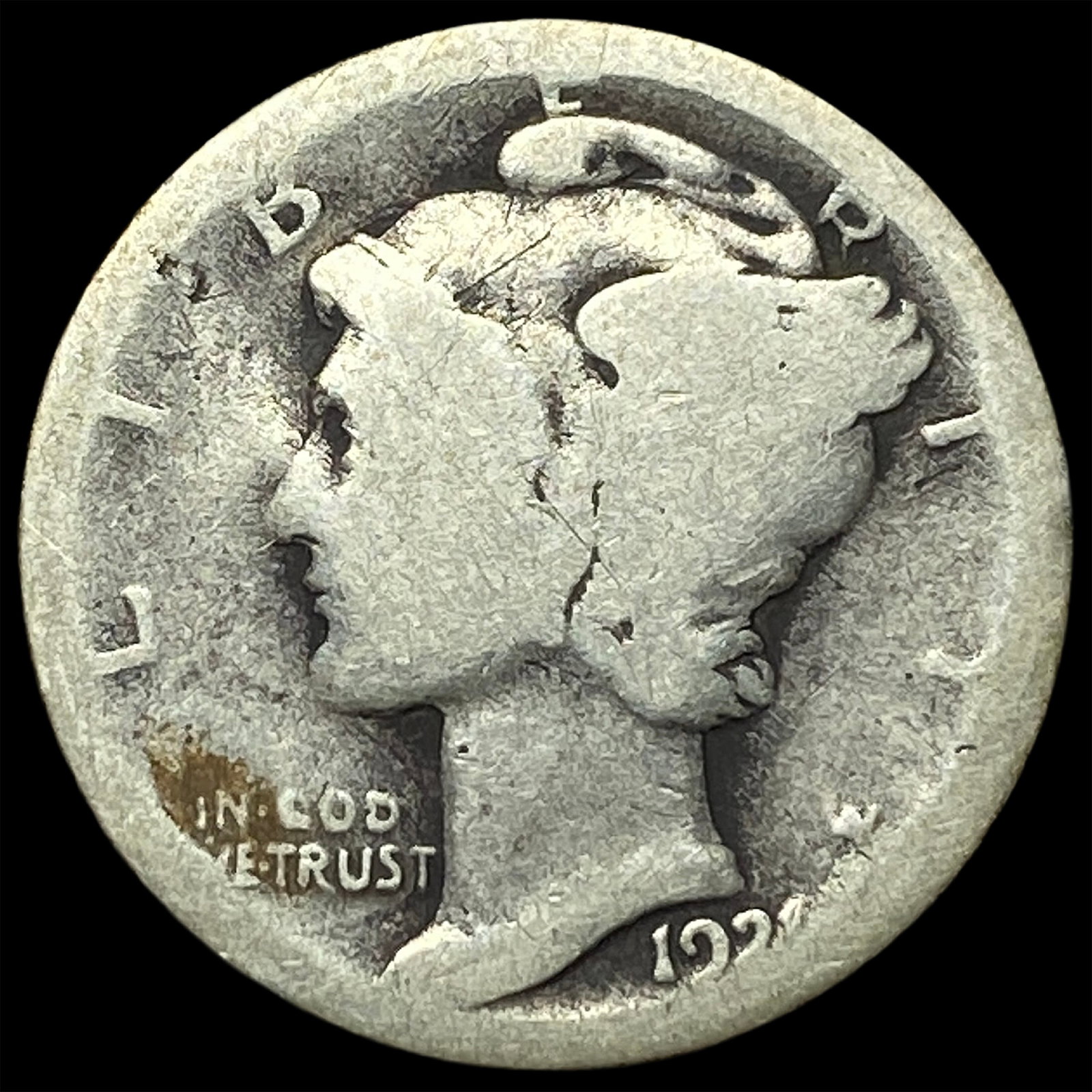 1924 Mercury Dime LIGHTLY CIRCULATED (1 of 2)
