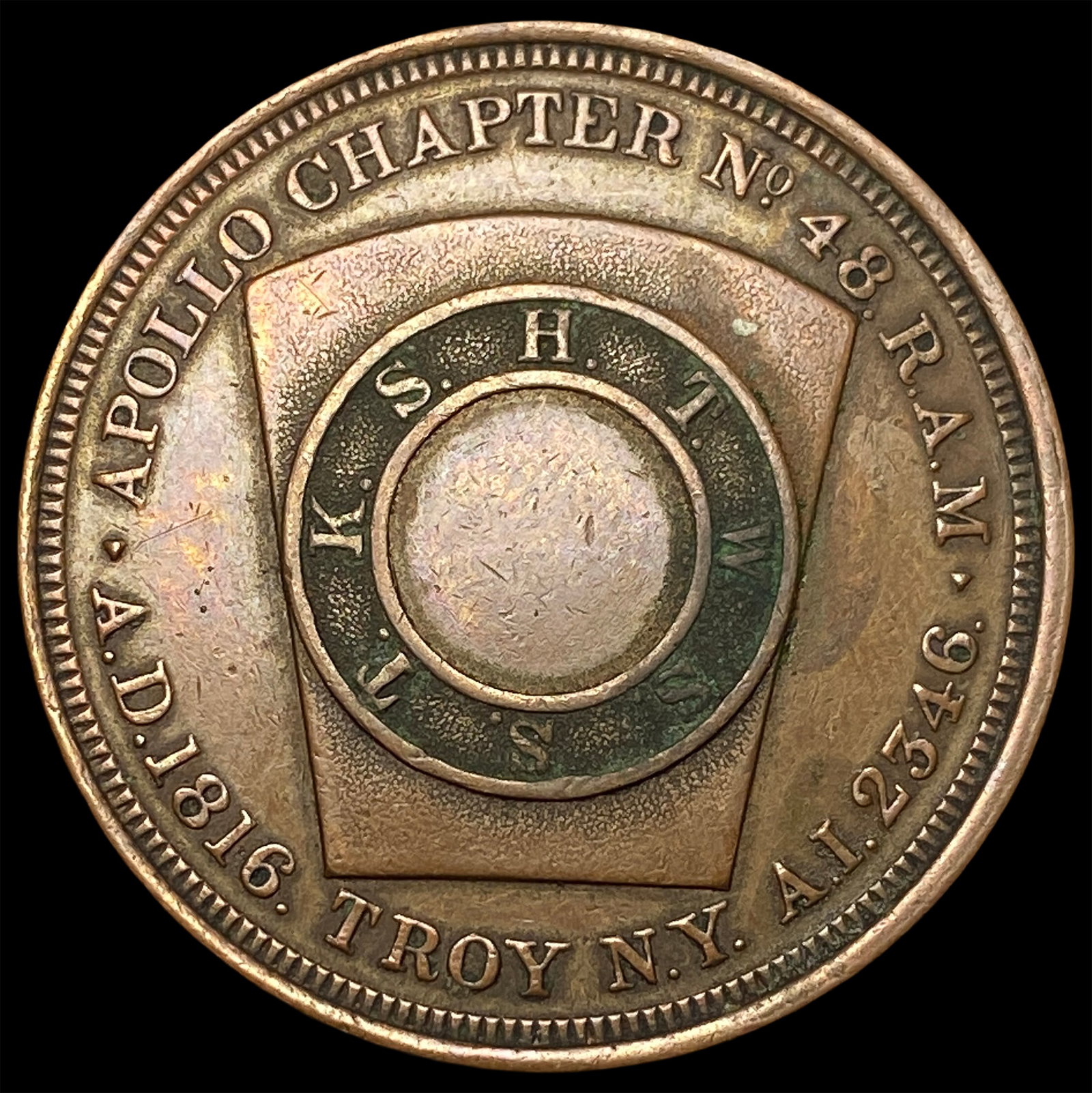 Apollo Chapter No. 48 Troy NY. UNCIRCULATED (1 of 2)