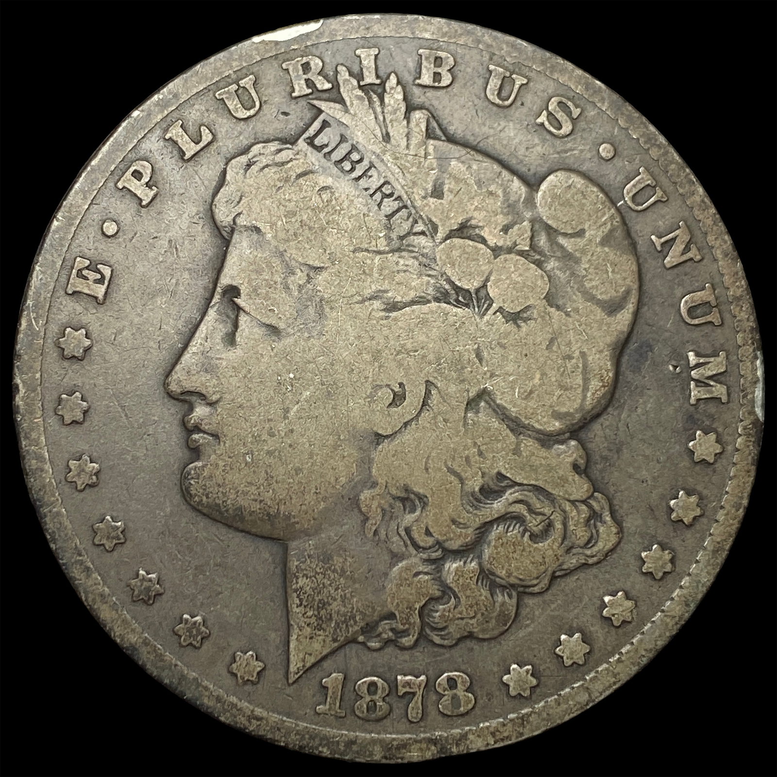1878-S Silver Morgan Dollar LIGHTLY CIRCULATED: 1878-S Silver Morgan Dollar LIGHTLY CIRCULATED