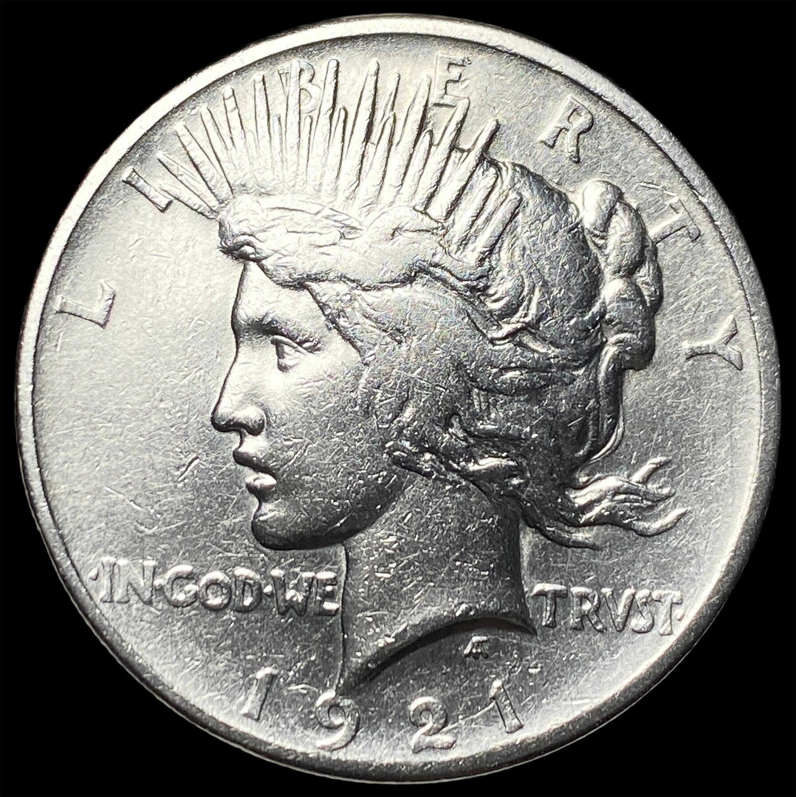 1921 Silver High Relief Peace Dollar UNCIRCULATED: 1921 Silver High Relief Peace Dollar UNCIRCULATED