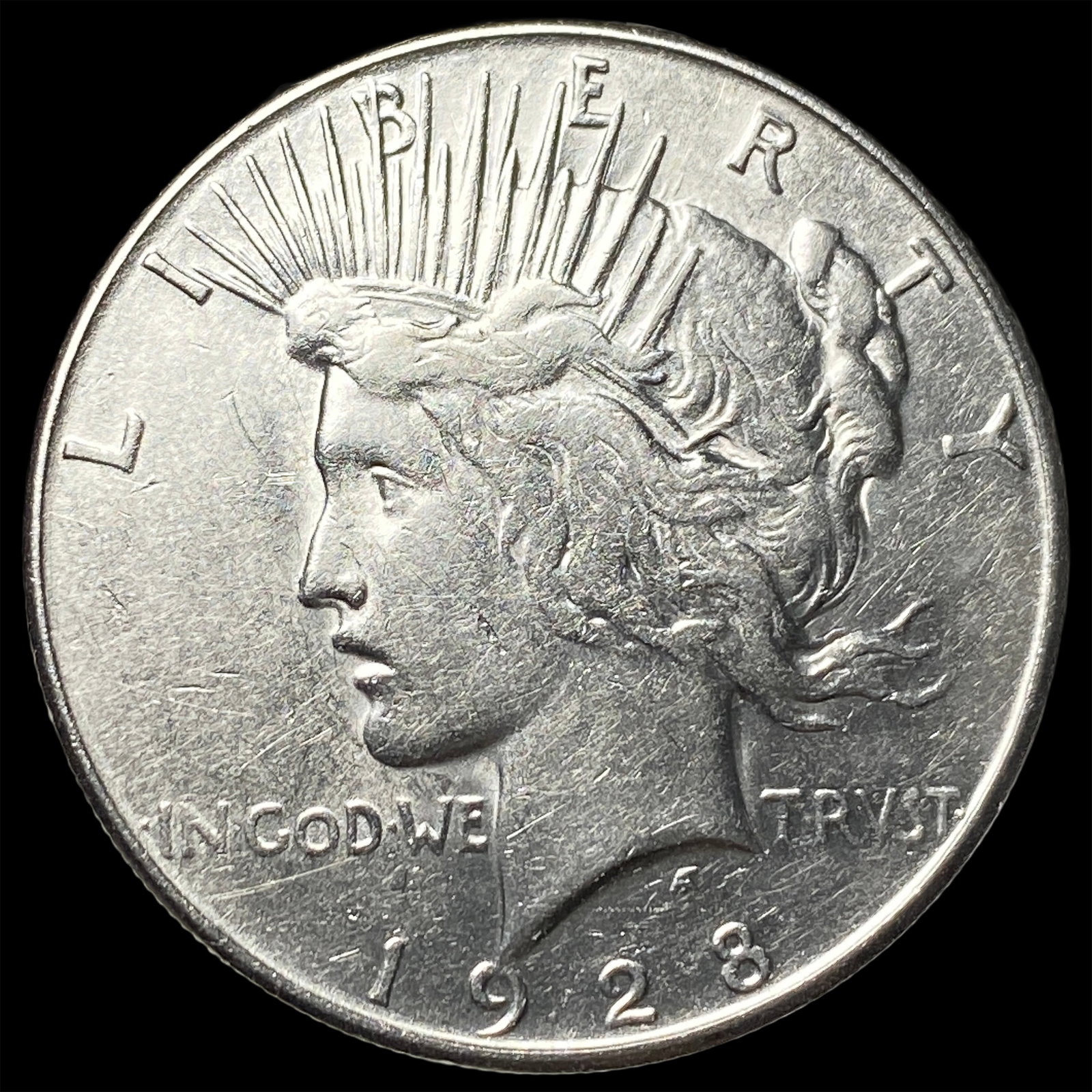 1928-S Silver Peace Dollar UNCIRCULATED (1 of 2)