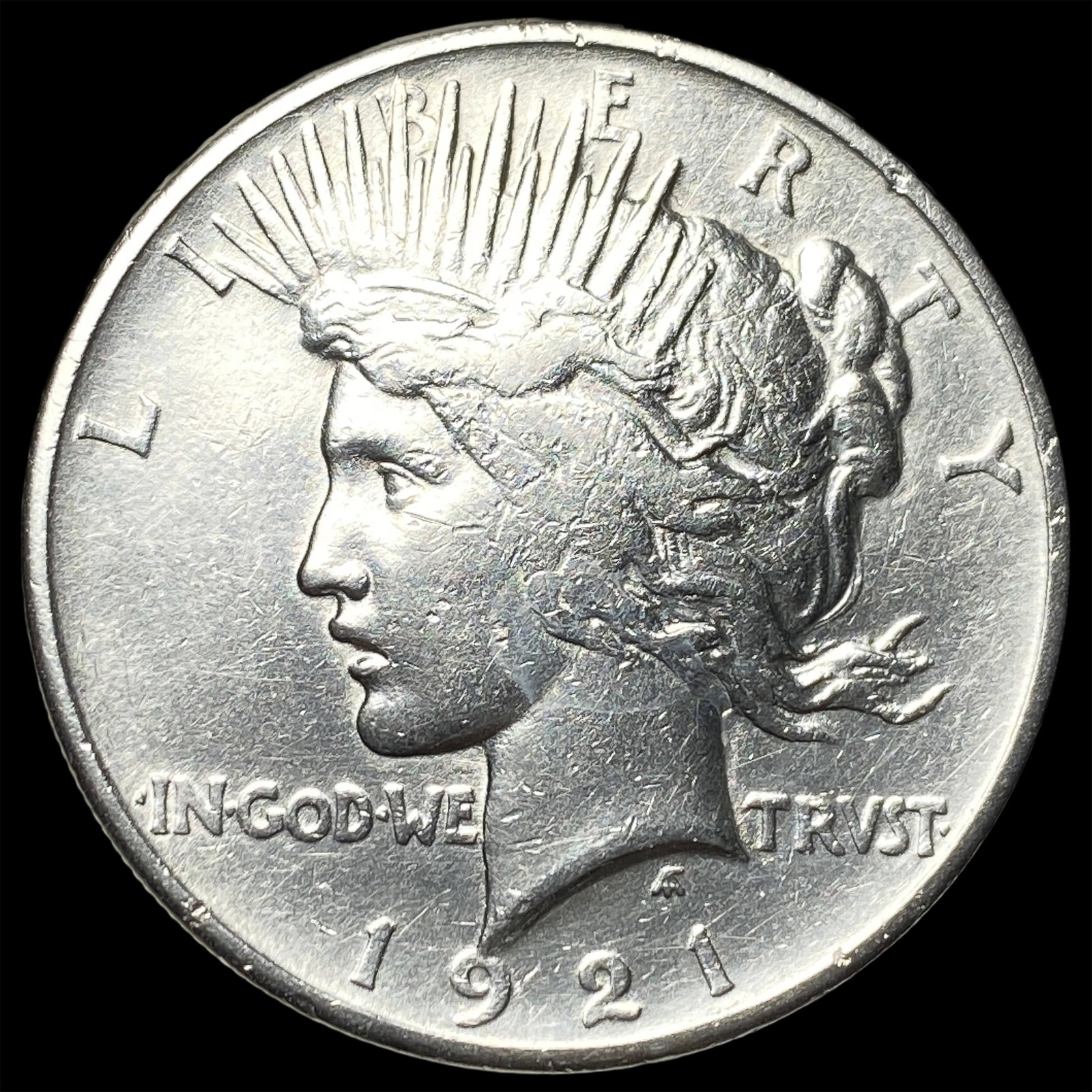 1921 Silver Peace Dollar CHOICE AU: 1921 Silver Peace Dollar CHOICE AU
