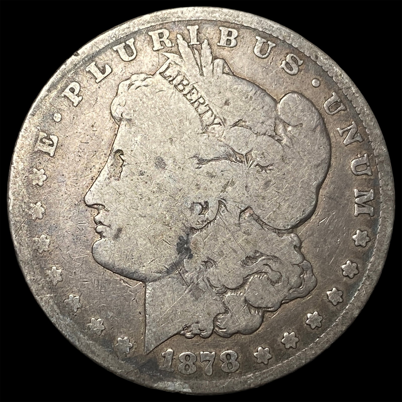 1878-S Silver Morgan Dollar NICELY CIRCULATED: 1878-S Silver Morgan Dollar NICELY CIRCULATED