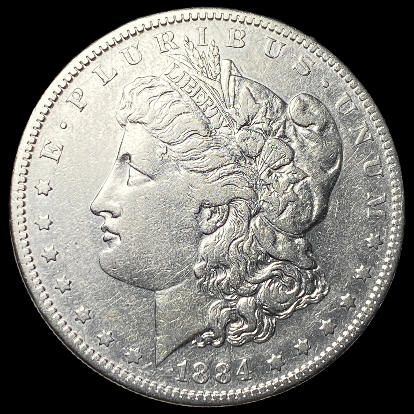 1884-S Silver Morgan Dollar CLOSELY UNCIRCULATED (1 of 2)