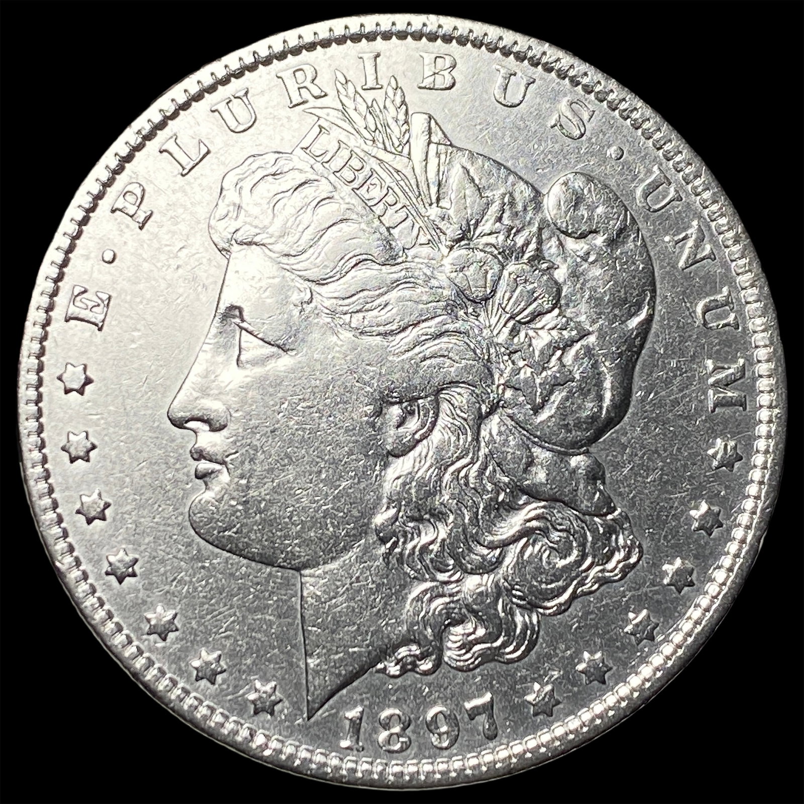 1897-O Silver Morgan Dollar CHOICE AU: 1897-O Silver Morgan Dollar CHOICE AU