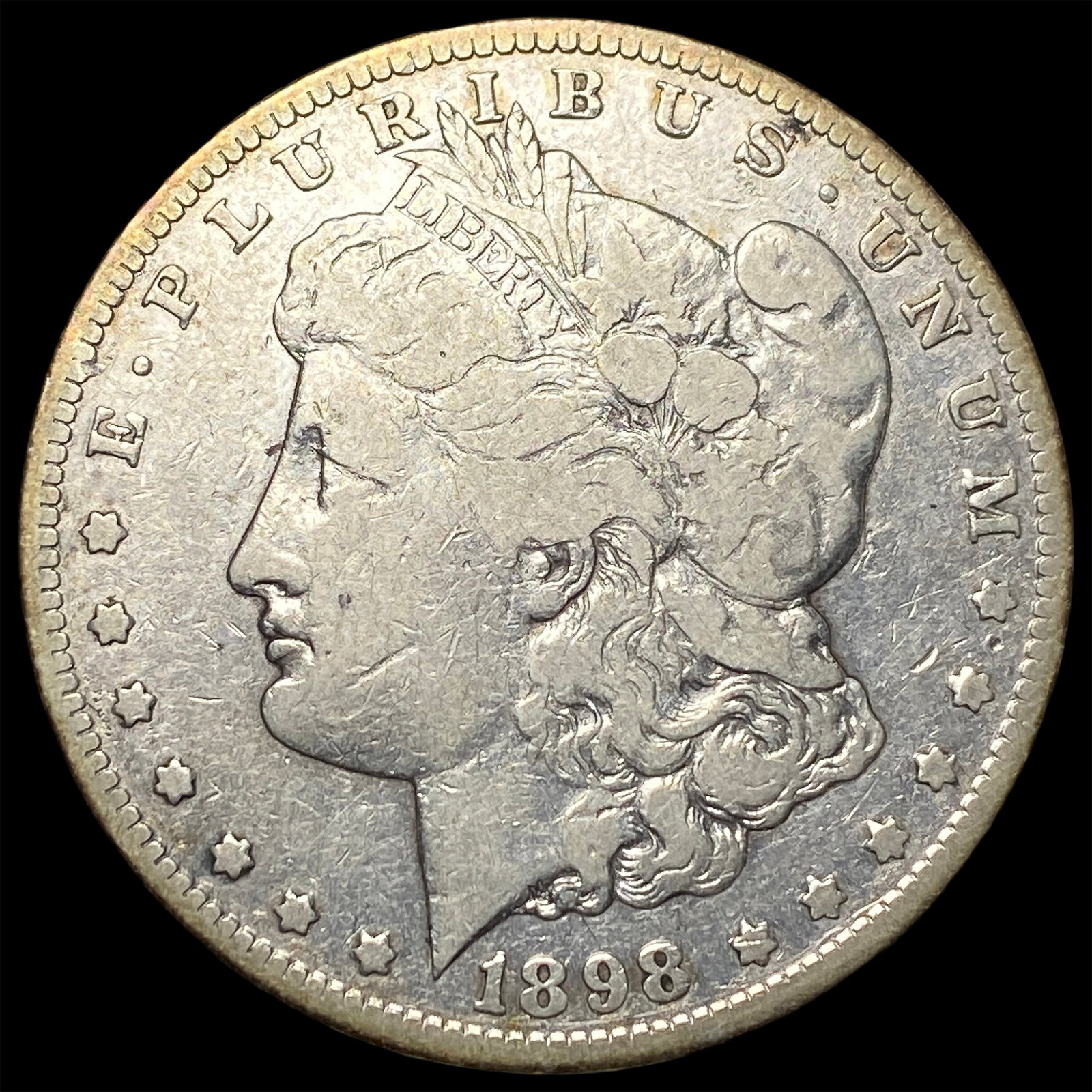 1898-S Silver Morgan Dollar NEARLY UNCIRCULATED: 1898-S Silver Morgan Dollar NEARLY UNCIRCULATED