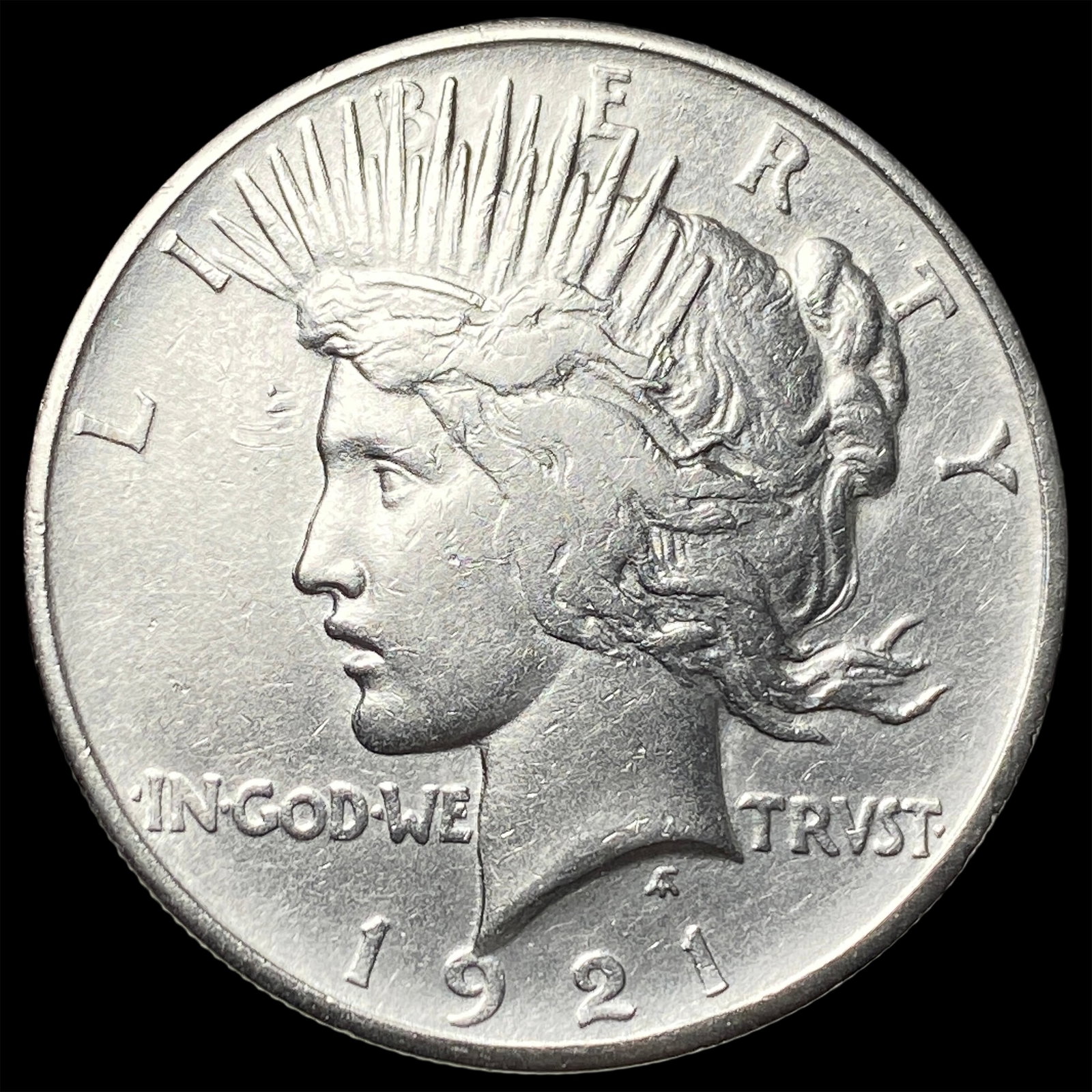 1921 Silver High Relief Peace Dollar UNCIRCULATED: 1921 Silver High Relief Peace Dollar UNCIRCULATED