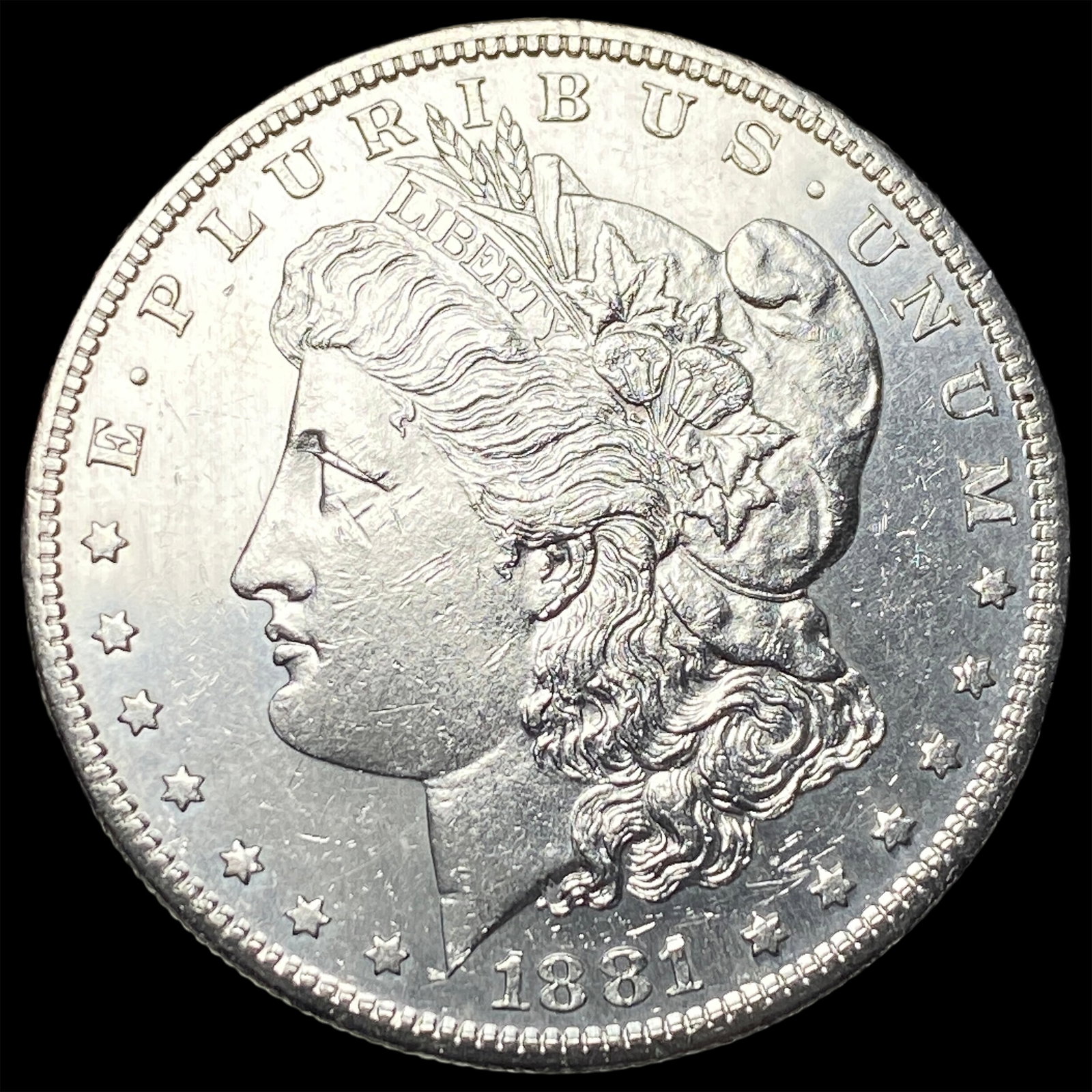 1881-S Silver Morgan Dollar UNCIRCULATED: 1881-S Silver Morgan Dollar UNCIRCULATED