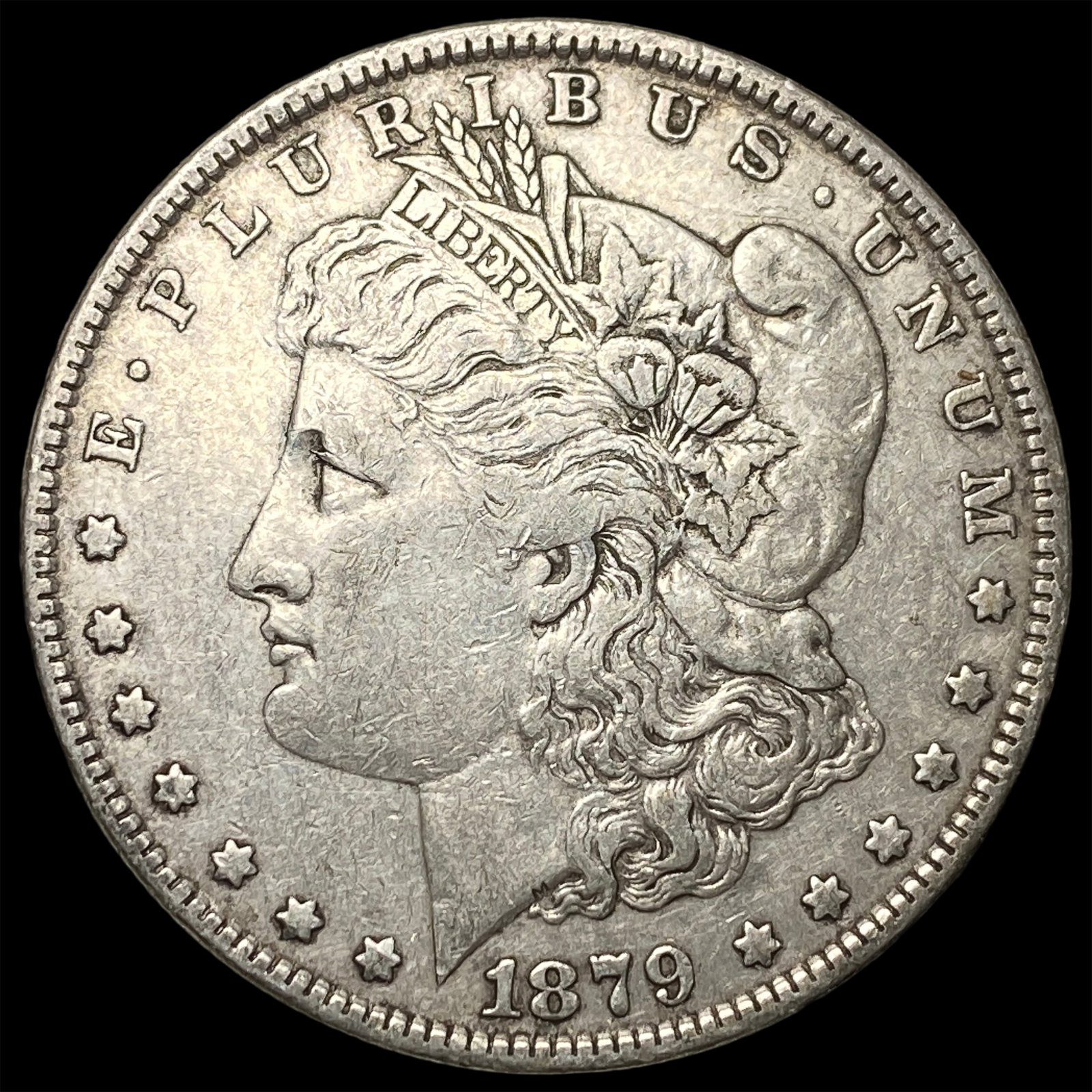 1879-S Silver Morgan Dollar NEARLY UNCIRCULATED (1 of 2)