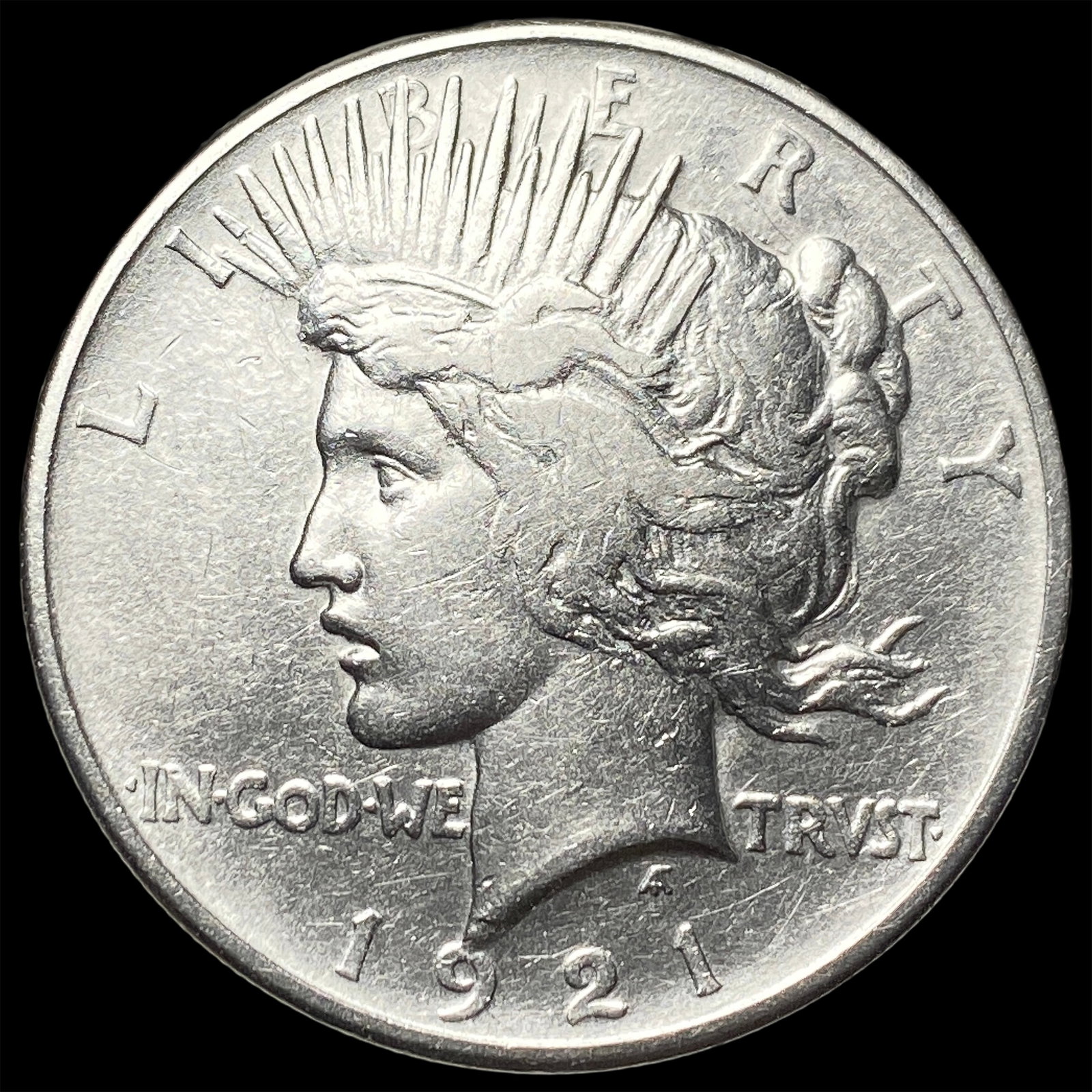 1921 Silver High Relief Peace Dollar UNCIRCULATED: 1921 Silver High Relief Peace Dollar UNCIRCULATED