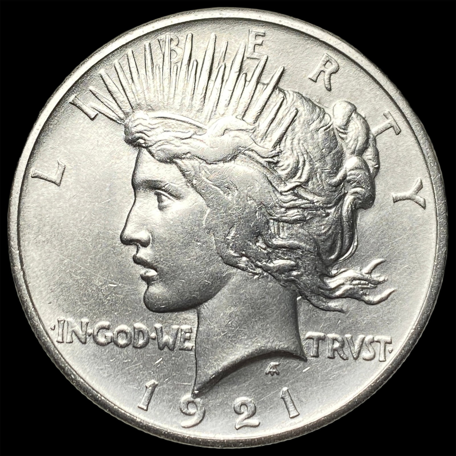 1921 Silver High Relief Peace Dollar UNCIRCULATED: 1921 Silver High Relief Peace Dollar UNCIRCULATED