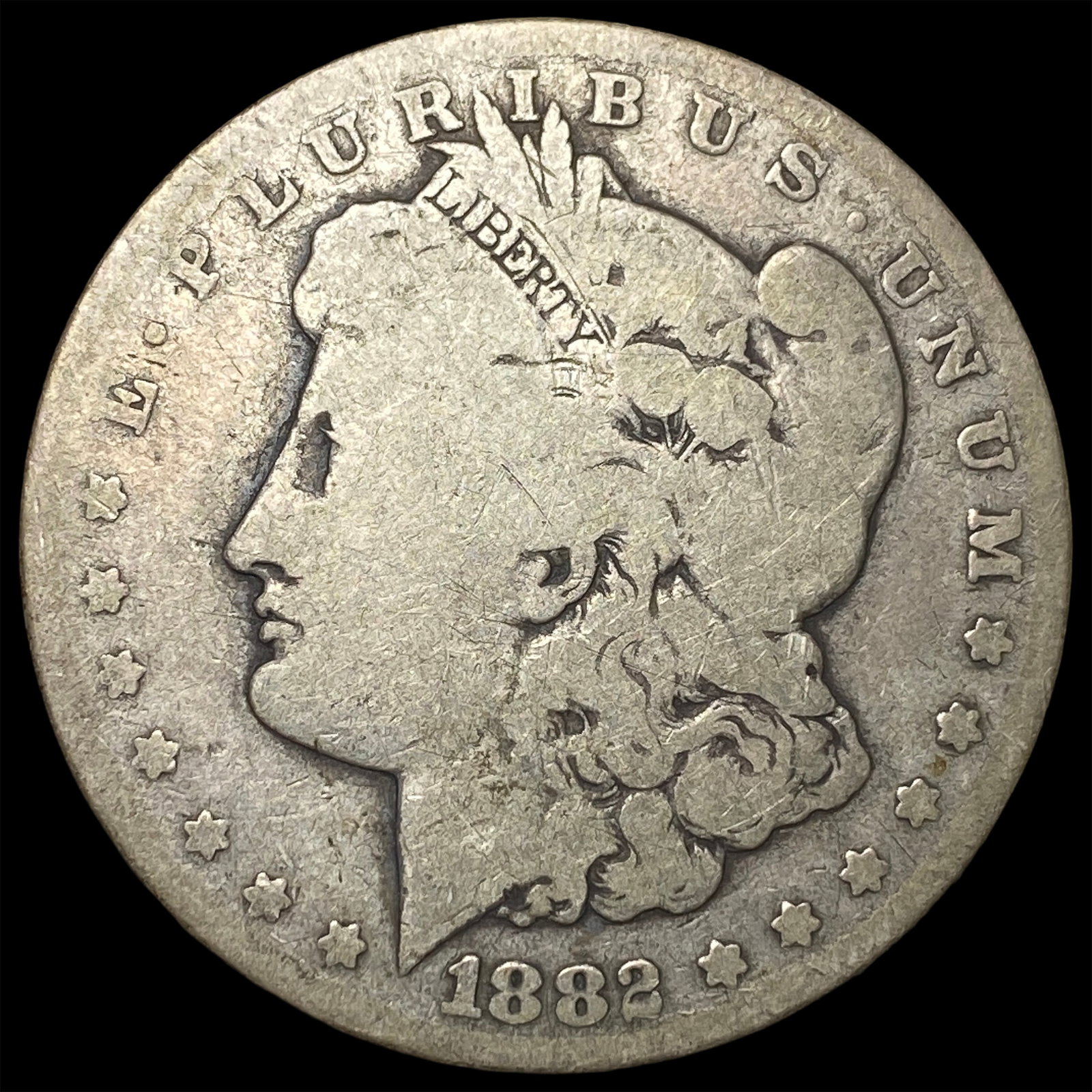1882-CC Silver Morgan Dollar NICELY CIRCULATED: 1882-CC Silver Morgan Dollar NICELY CIRCULATED
