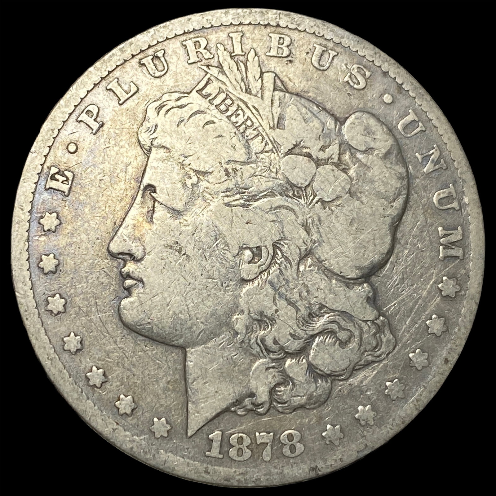1878-CC Silver Morgan Dollar LIGHTLY CIRCULATED: 1878-CC Silver Morgan Dollar LIGHTLY CIRCULATED