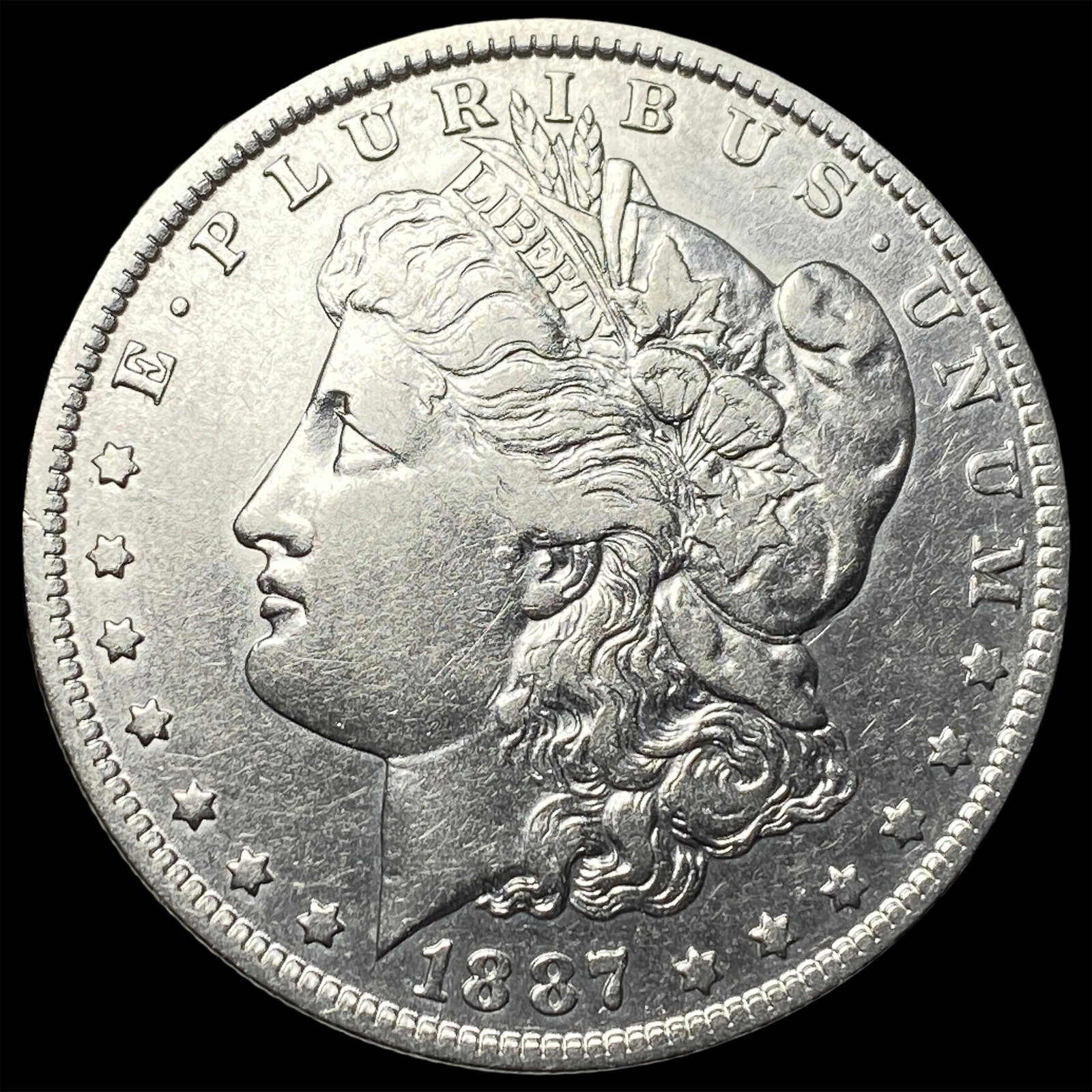 1887-O Silver Morgan Dollar CHOICE AU: 1887-O Silver Morgan Dollar CHOICE AU