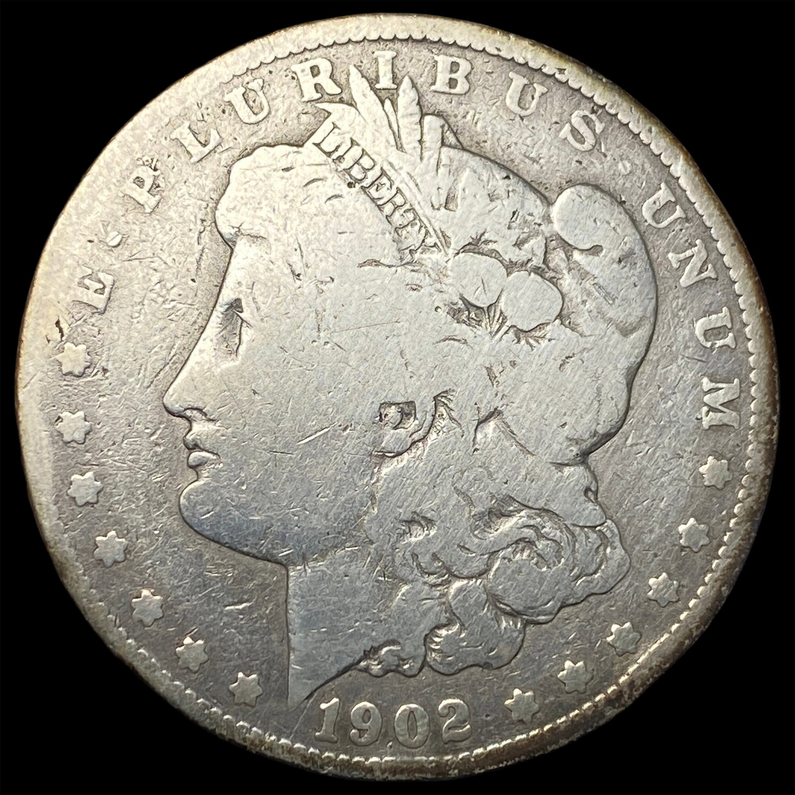 1902 Silver Morgan Dollar CLOSELY UNCIRCULATED: 1902 Silver Morgan Dollar CLOSELY UNCIRCULATED