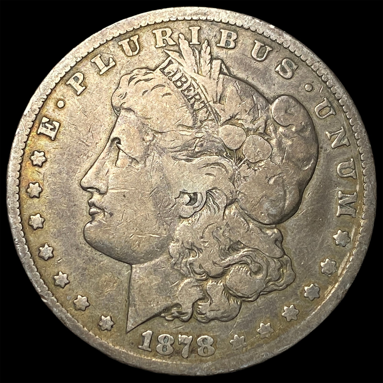 1878-S Silver Morgan Dollar LIGHTLY CIRCULATED: 1878-S Silver Morgan Dollar LIGHTLY CIRCULATED