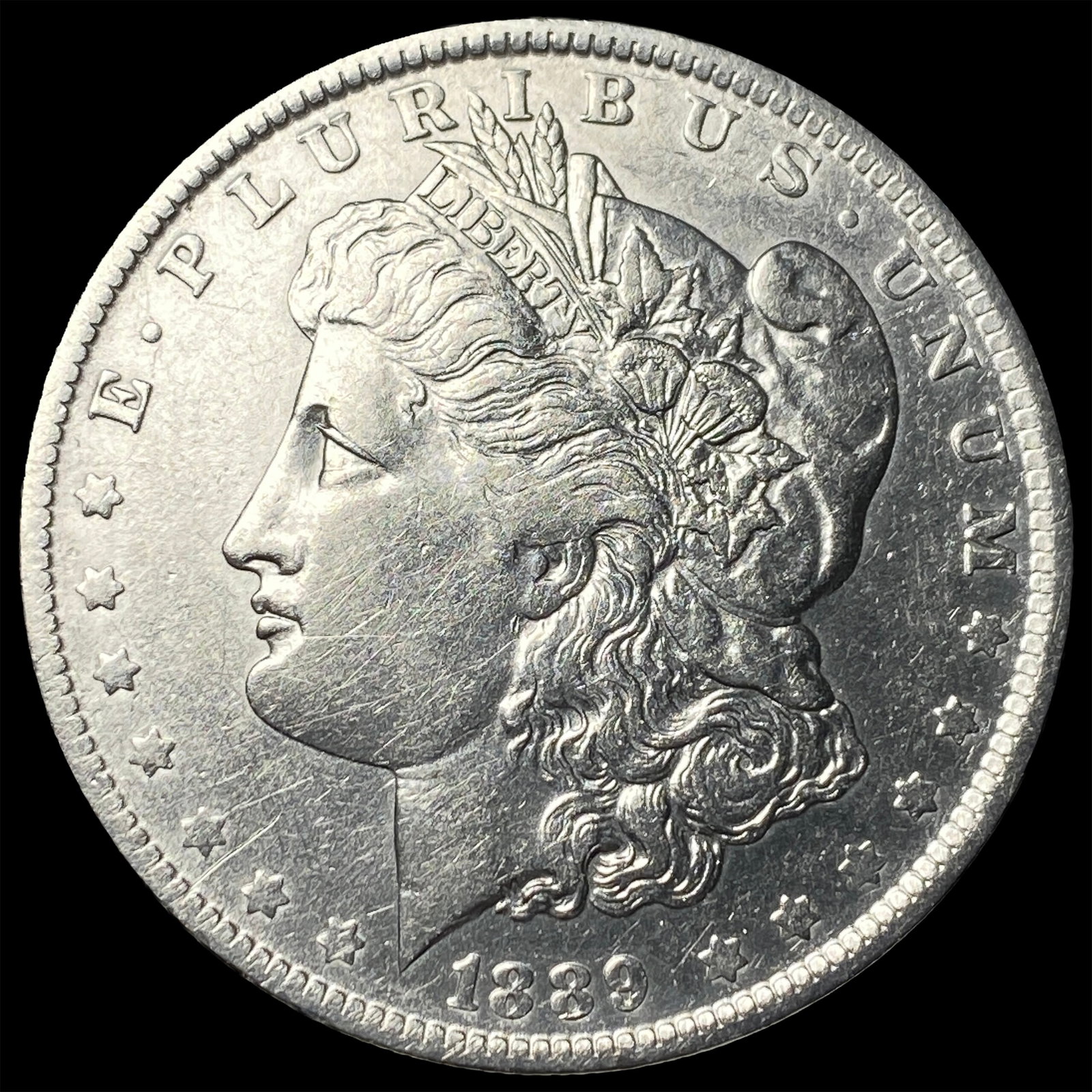 1889-O Morgan Silver Dollar CHOICE AU: 1889-O Morgan Silver Dollar CHOICE AU