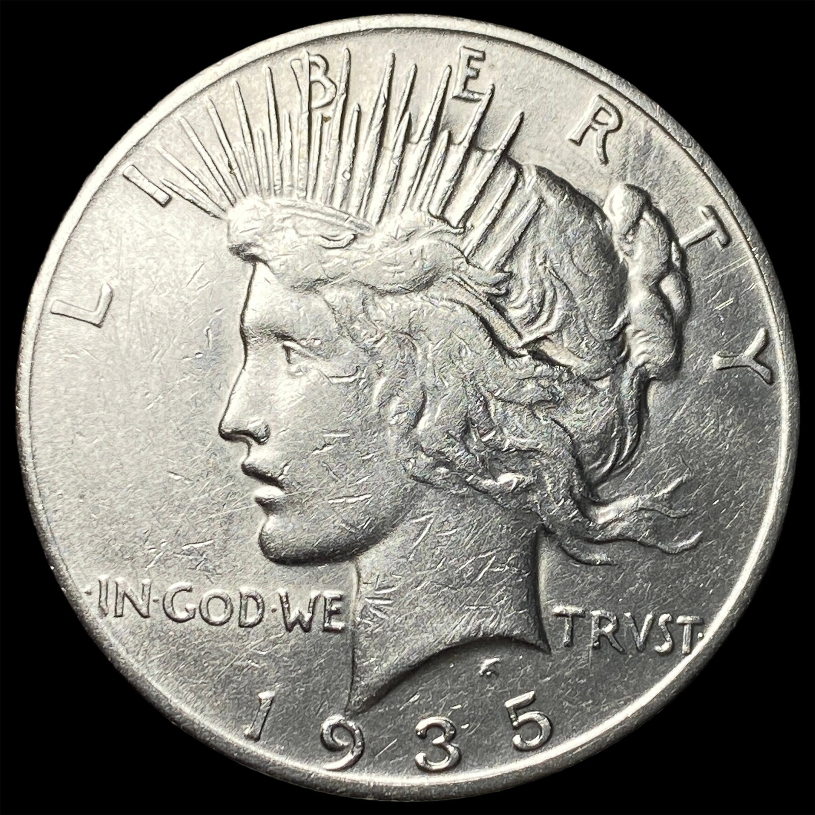 1935-S Silver Peace Dollar UNCIRCULATED (1 of 2)