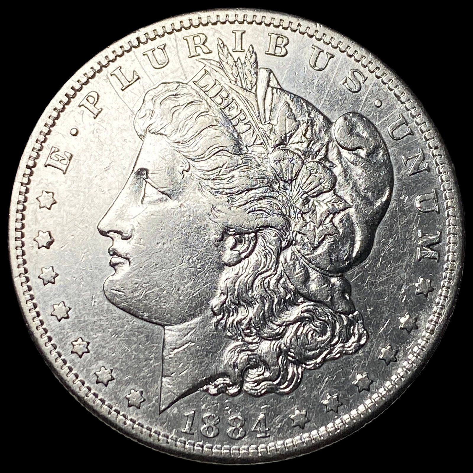 1884-O Silver Morgan Dollar CHOICE AU: 1884-O Silver Morgan Dollar CHOICE AU