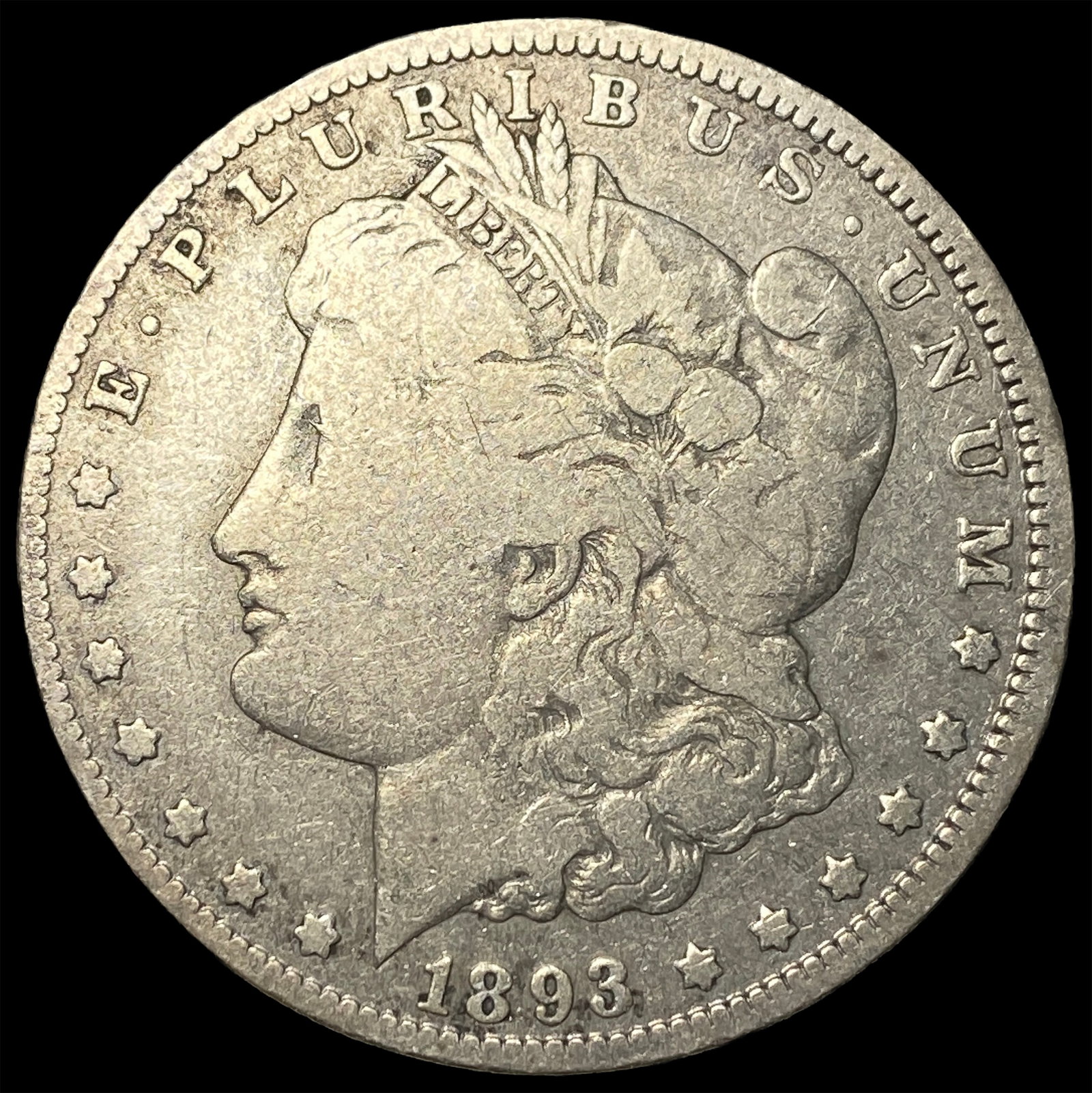 1893-O Silver Morgan Dollar LIGHTLY CIRCULATED: 1893-O Silver Morgan Dollar LIGHTLY CIRCULATED