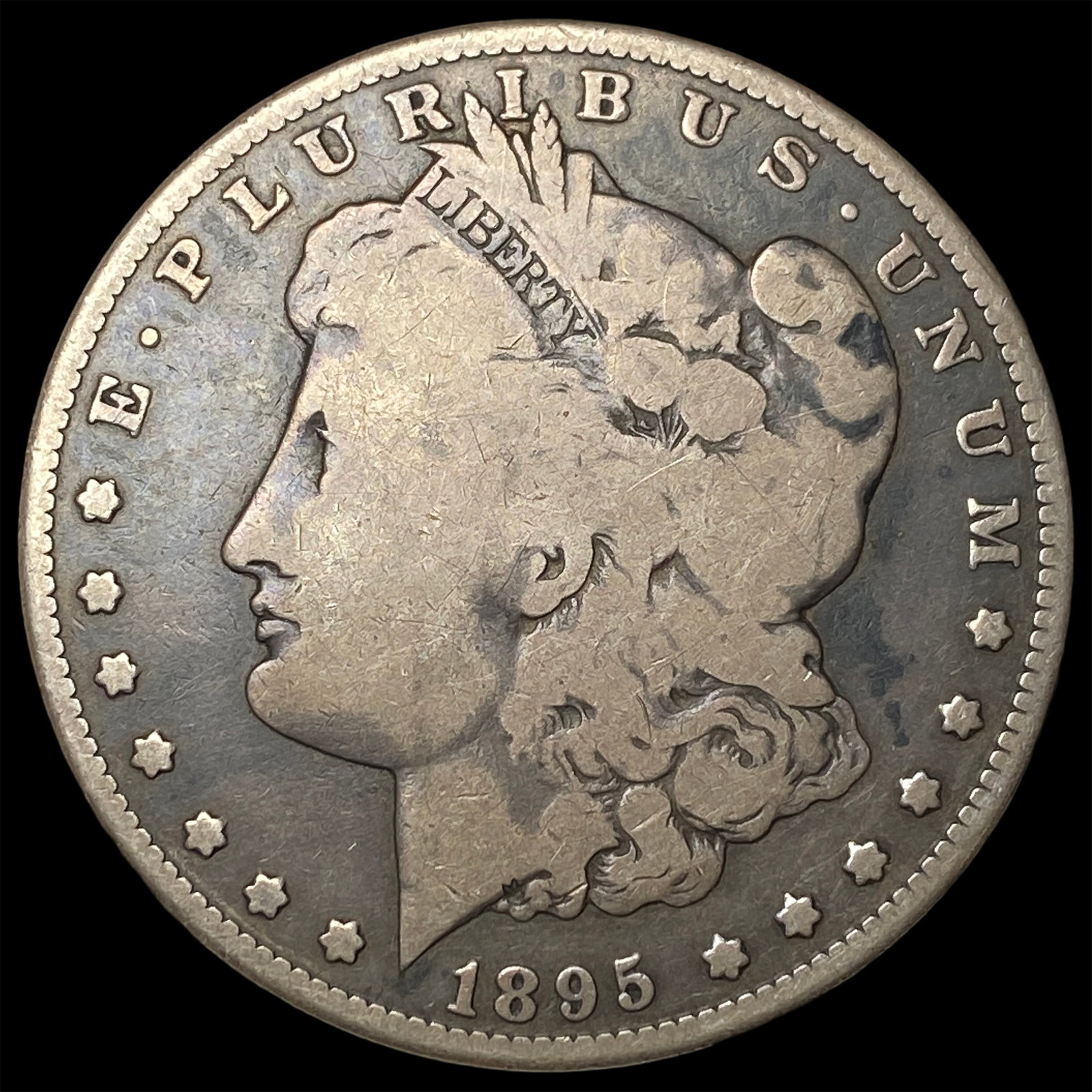 1895-S Silver Morgan Dollar LIGHTLY CIRCULATED: 1895-S Silver Morgan Dollar LIGHTLY CIRCULATED
