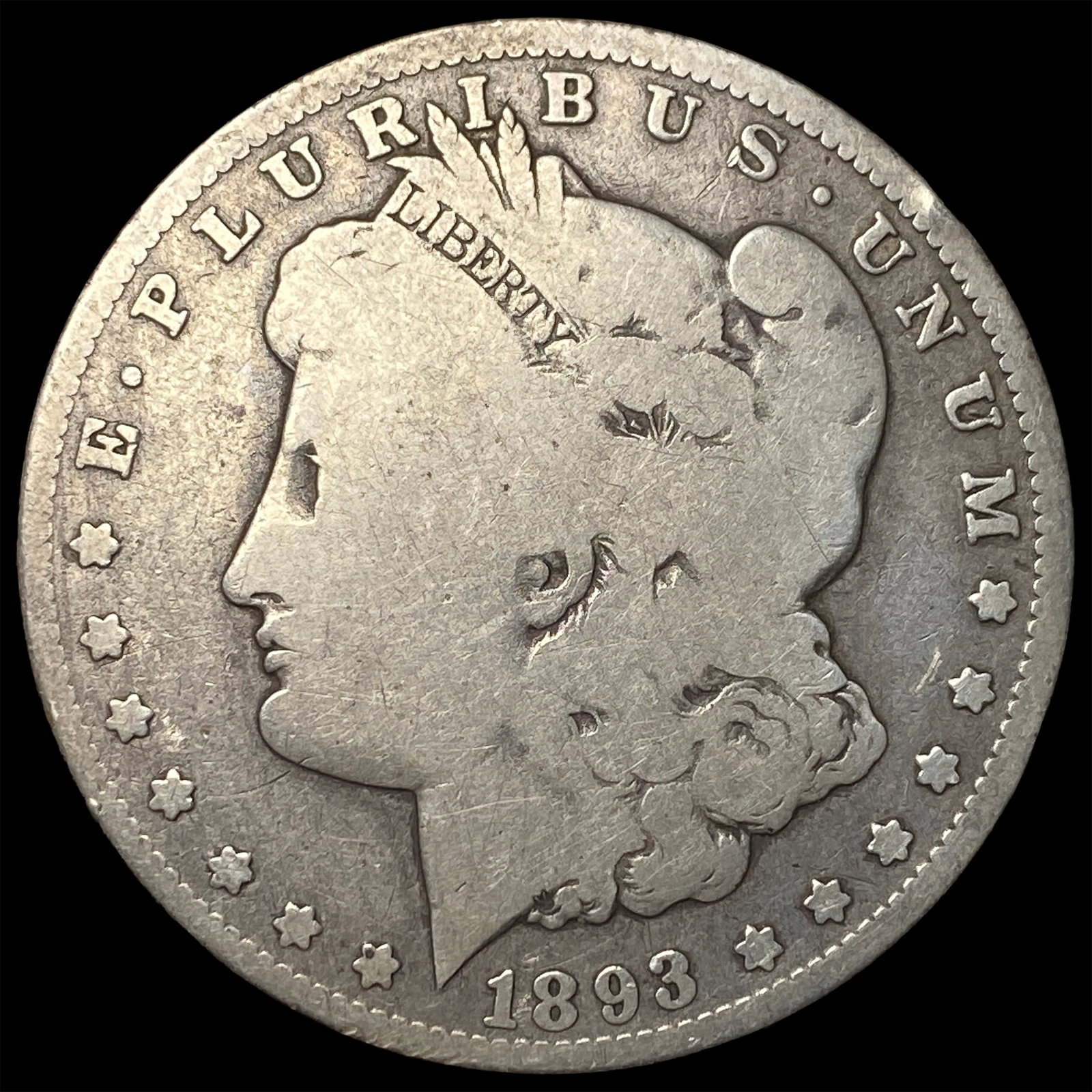 1893-O Silver Morgan Dollar LIGHTLY CIRCULATED: 1893-O Silver Morgan Dollar LIGHTLY CIRCULATED