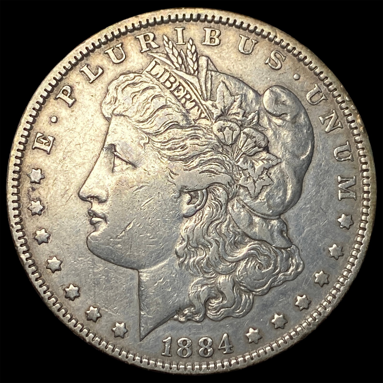 1884 Silver Morgan Dollar NEARLY UNCIRCULATED: 1884 Silver Morgan Dollar NEARLY UNCIRCULATED