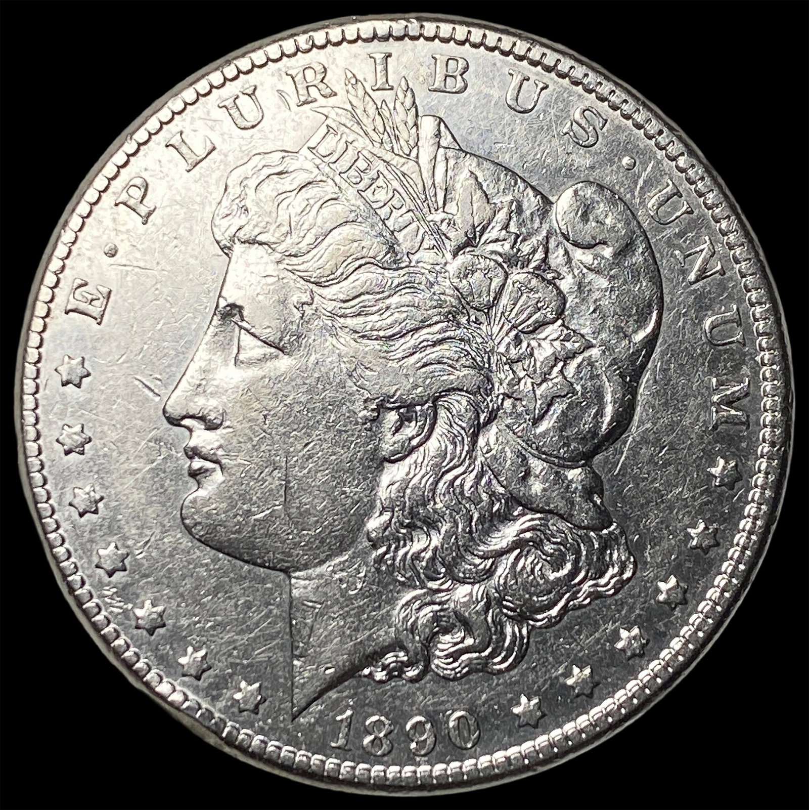 1890-CC Silver Morgan Dollar UNCIRCULATED: 1890-CC Silver Morgan Dollar UNCIRCULATED