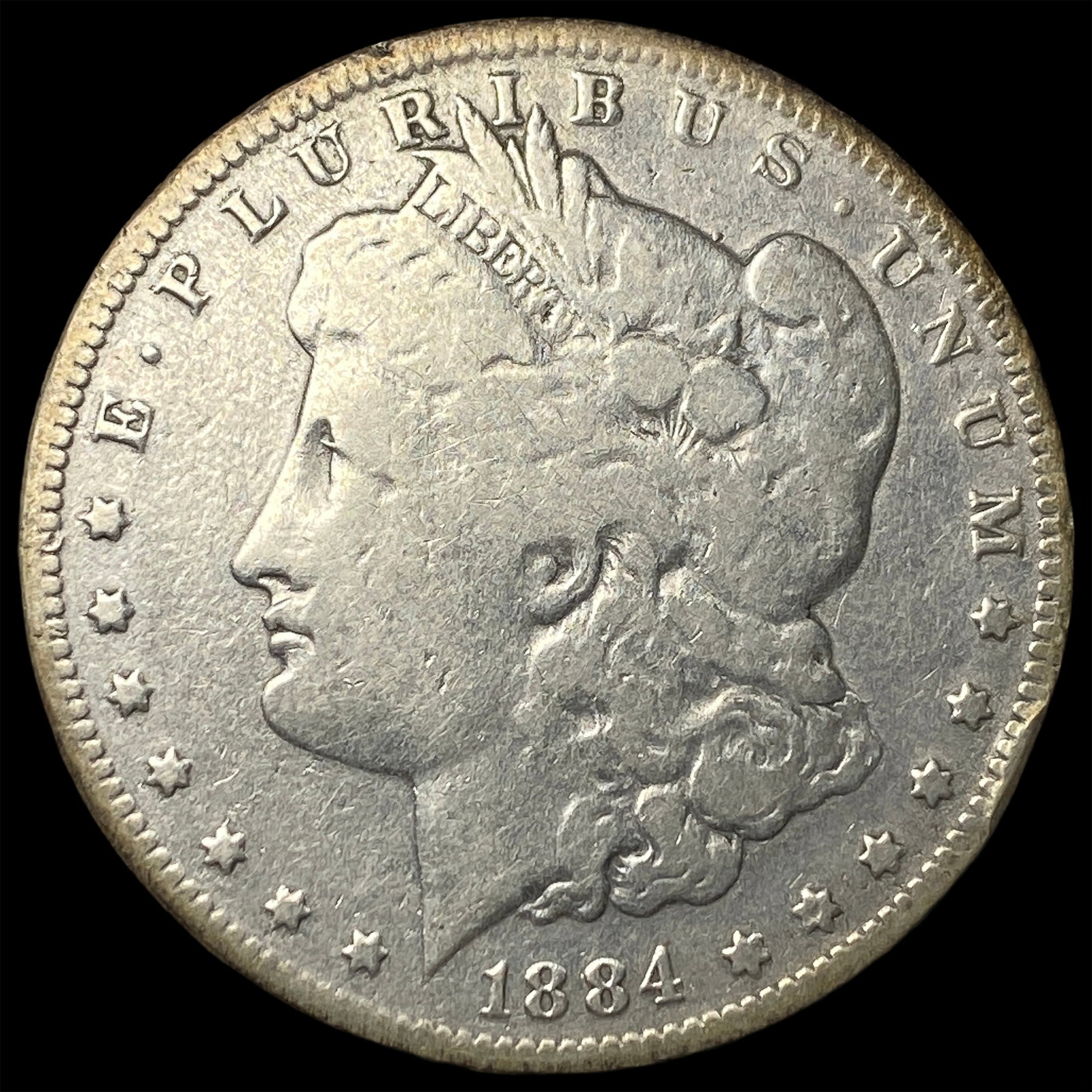1884-S Morgan Silver Dollar LIGHTLY CIRCULATED: 1884-S Morgan Silver Dollar LIGHTLY CIRCULATED